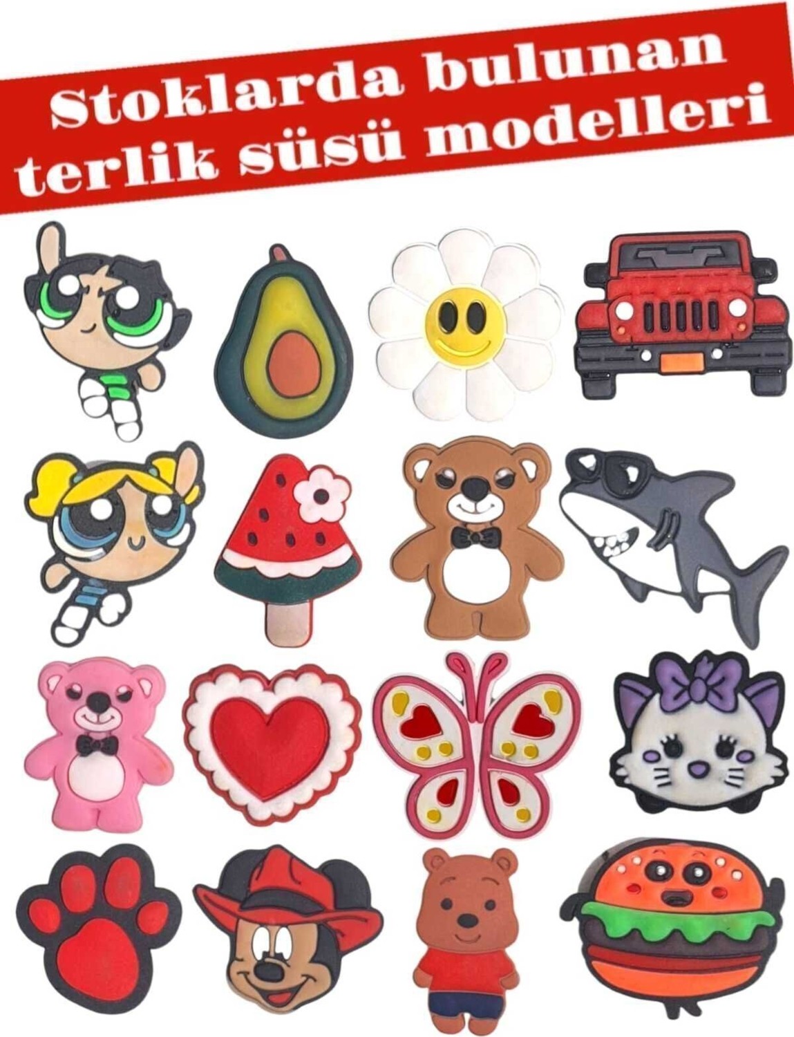 All Wear Crocs Terlik Süsü 20'li Paket görsel 5