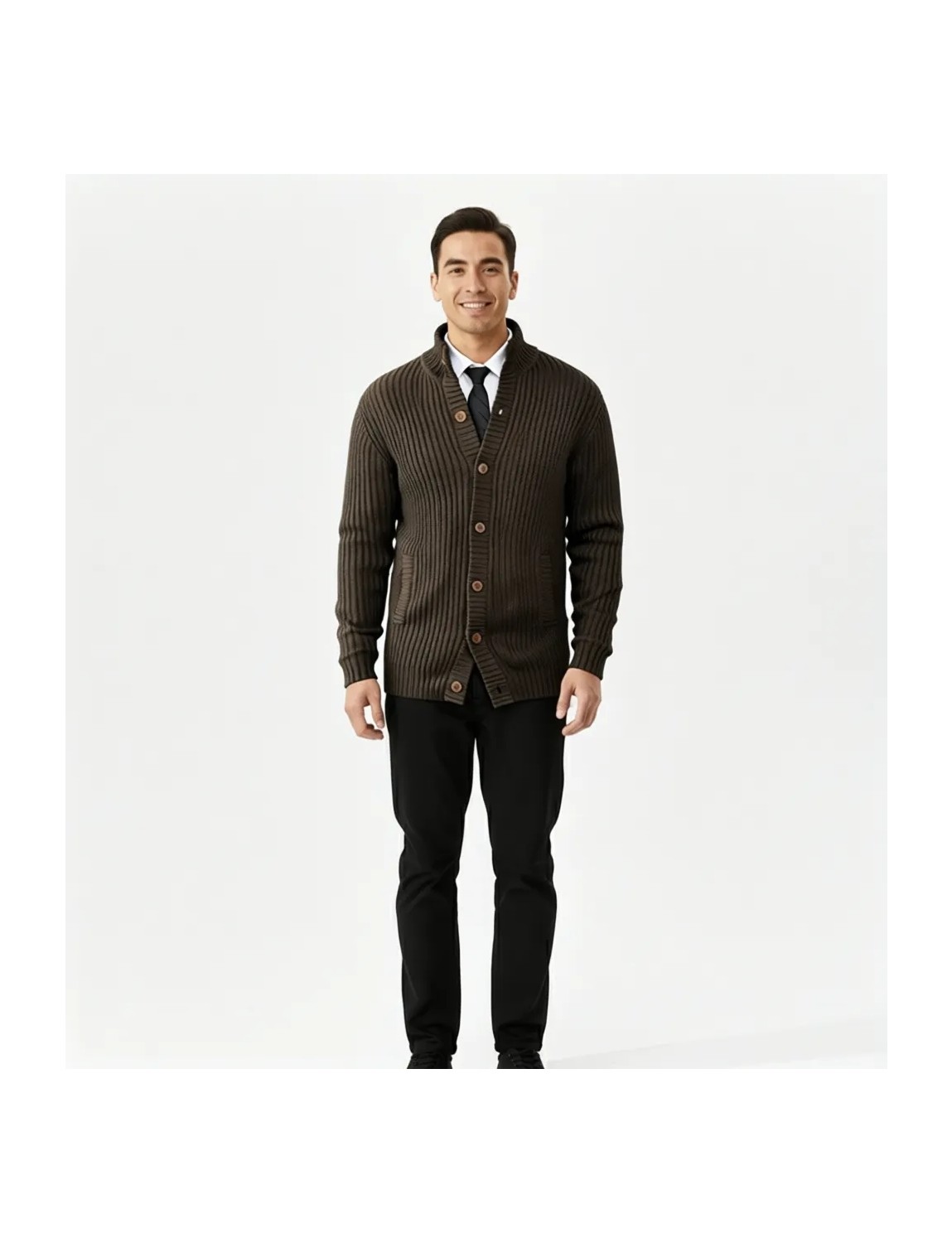 Youknitwear You Elke Erkek Triko Hırka görsel 6