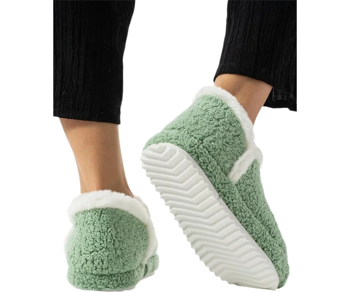 Resim Liger Kadın Panduf | Ev Botu | Ev Ayakkabısı Eva Kalın Hafif Kaymaz Taban YEŞİL 