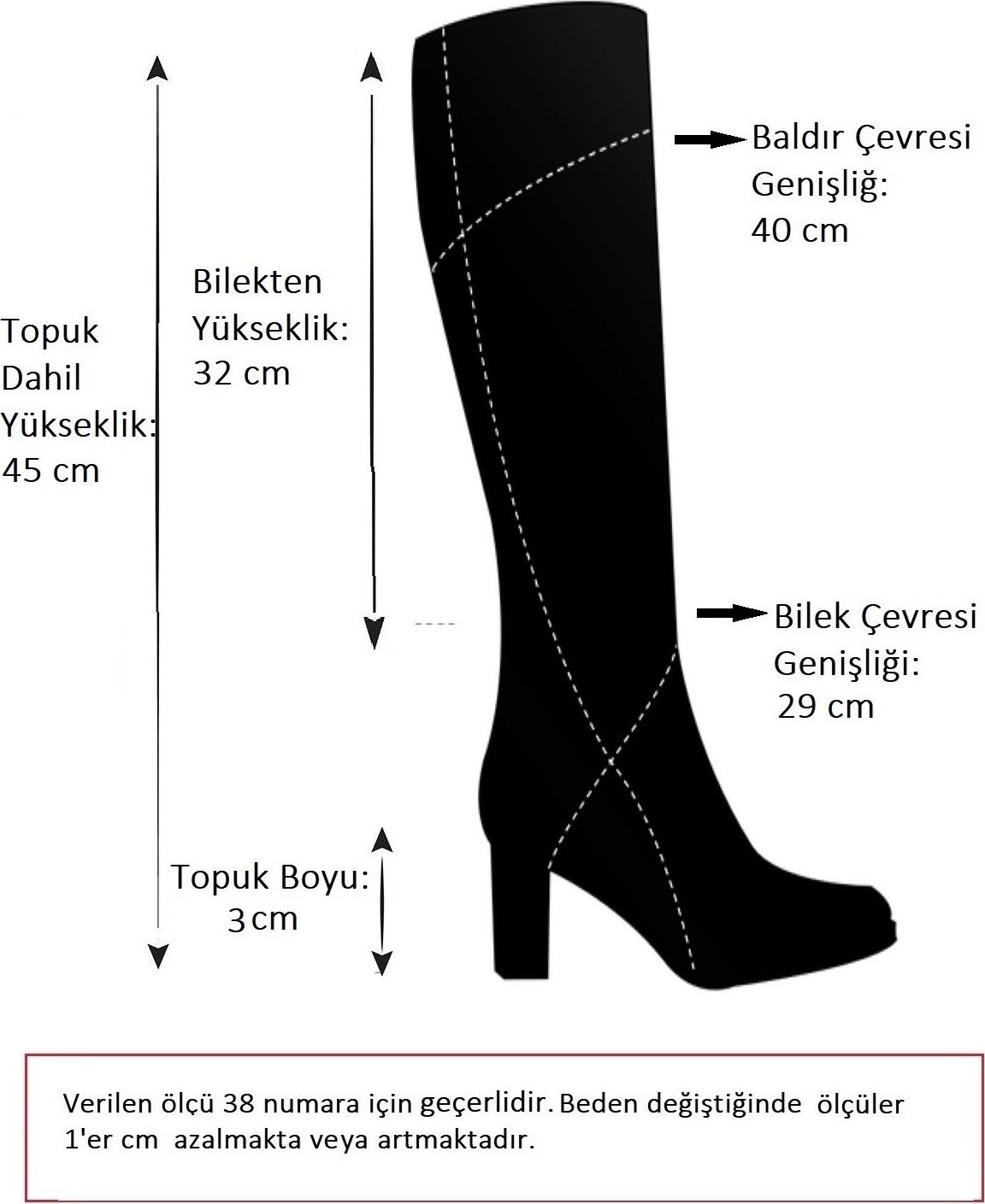 Fox Shoes Kadın Taba Çizme Suni Deri Klasik Topuk 3 cm Günlük Kullanımda Konfor Sağlar görsel 4