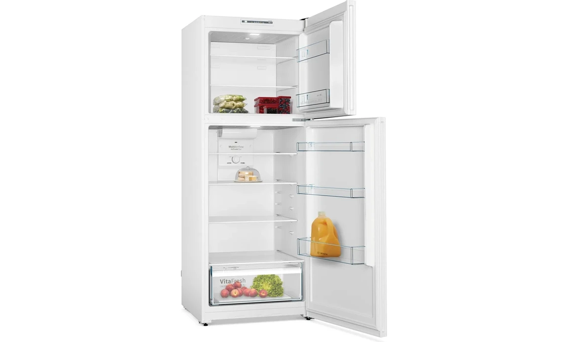 Resim Bosch KDN55XWE0N Serie 4 Üstten Donduruculu Buzdolabı 186 x 70 cm Beyaz, Total No Frost 