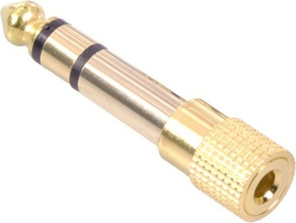 Aesco Alfais 4458 6.3 mm Erkek To 3.5 mm Dişi Çevirici Dönüştürücü Jack Adaptörü görsel 3