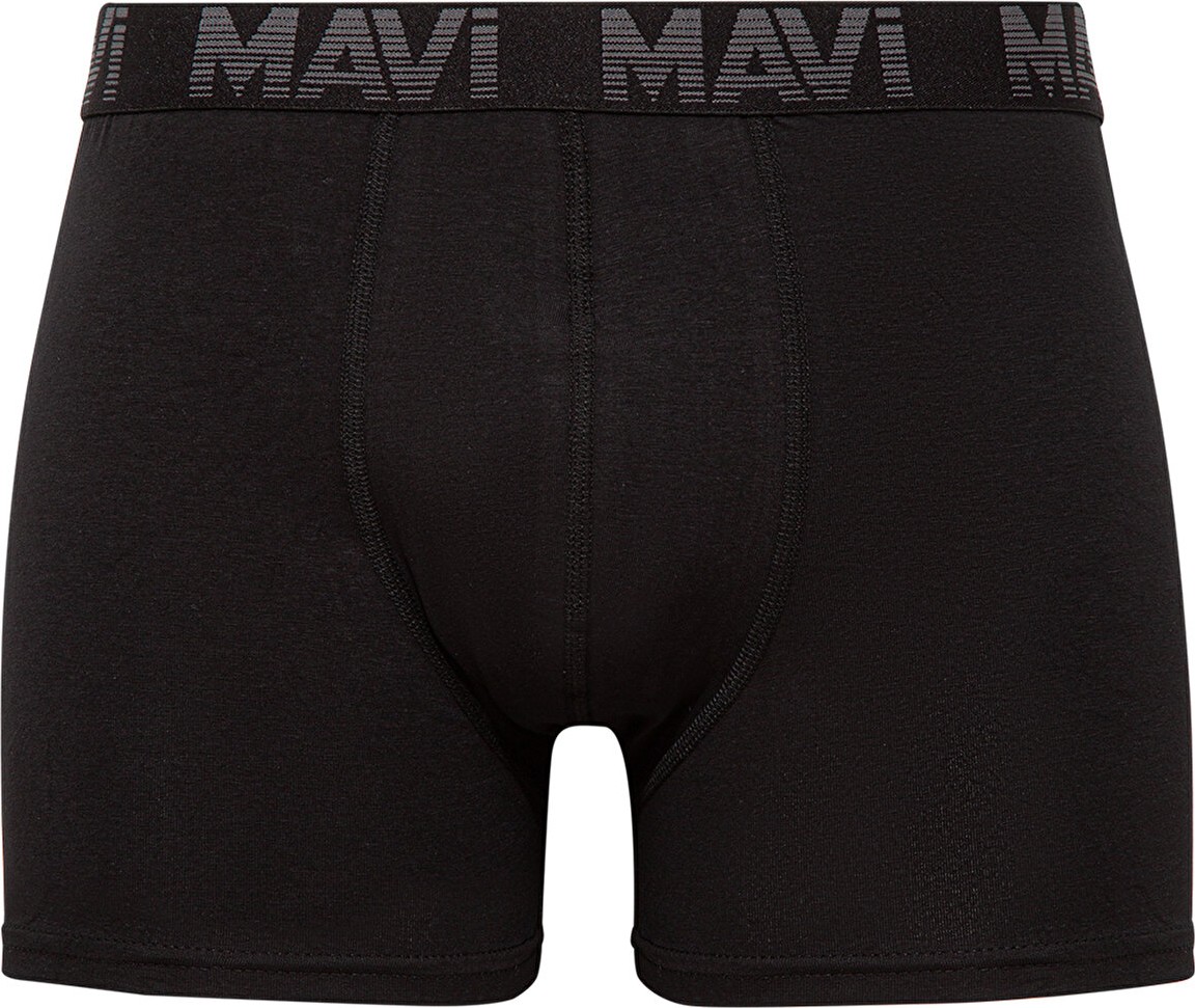 Mavi 3lü Siyah Basic Boxer 0911504-900 görsel 2