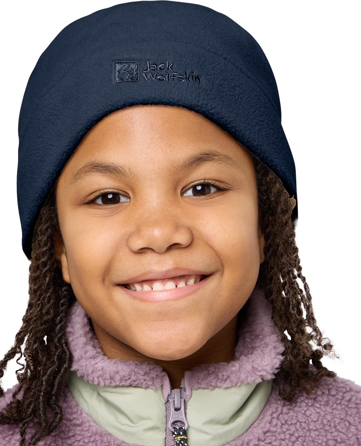 Die Grup Jack Wolfskin Real Stuff Beanie Çocuk Bere Lacivert görsel 2