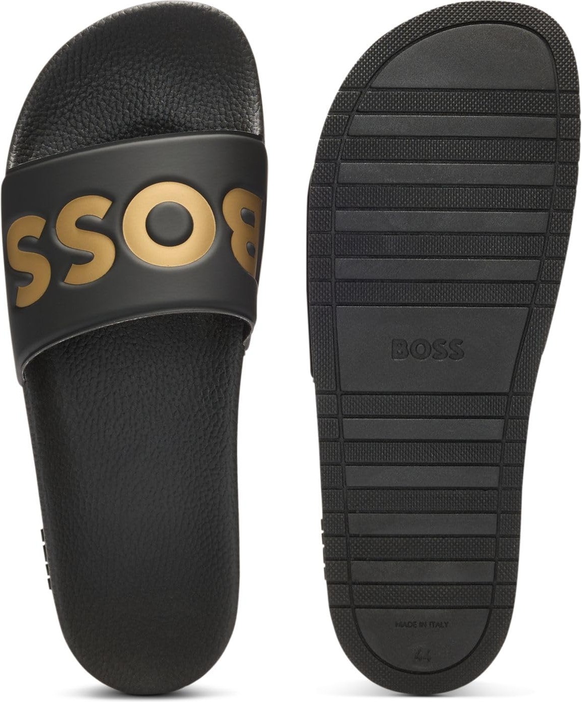 Odea Boss Aryeh Slid Erkek Havuz Terliği, Banyo Terliği, Banyo Terliği, Black7, 39 Eu görsel 4