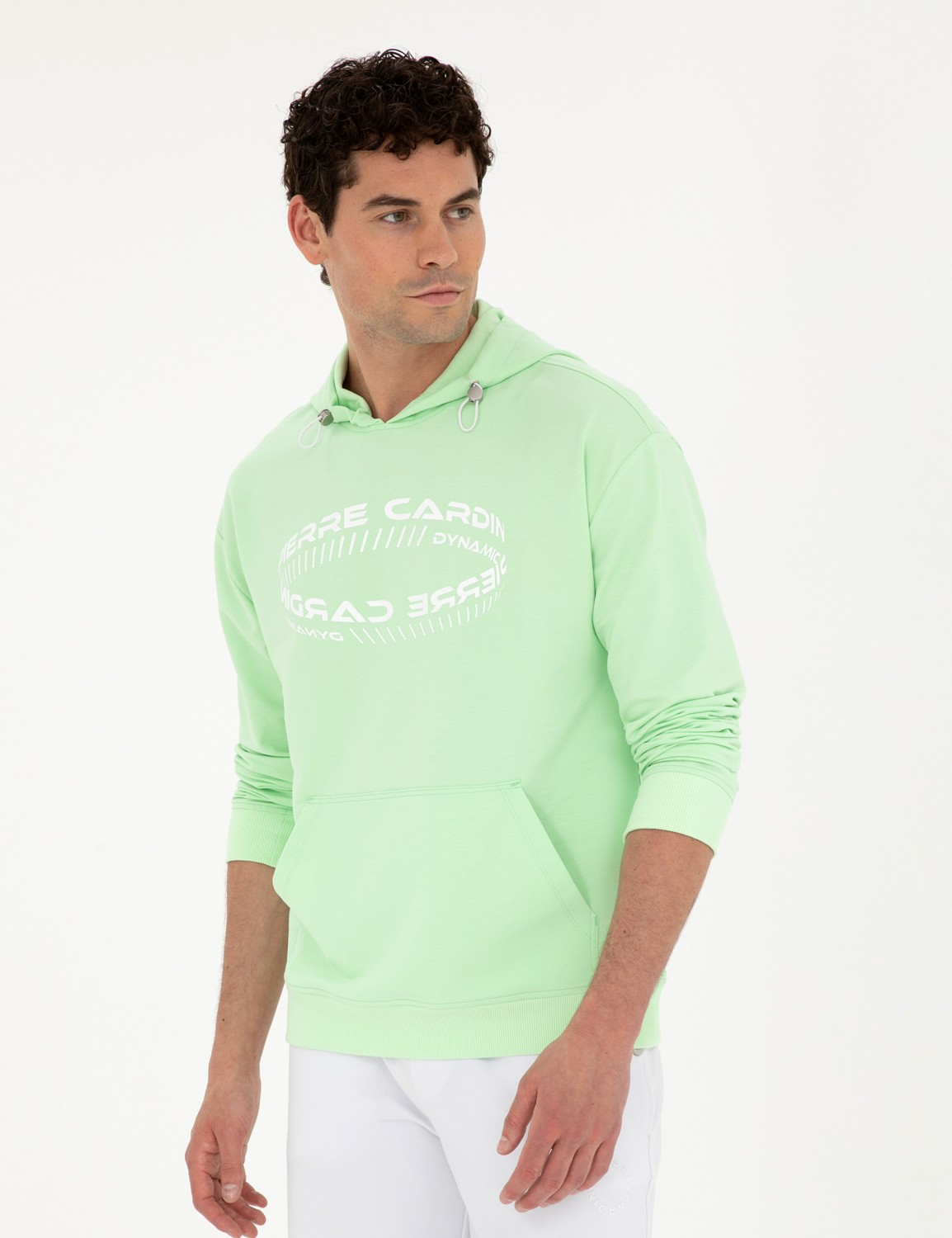 Pierre Cardin Erkek Fıstık Yeşili Regular Fit Sweatshirt 50285219-Vr087