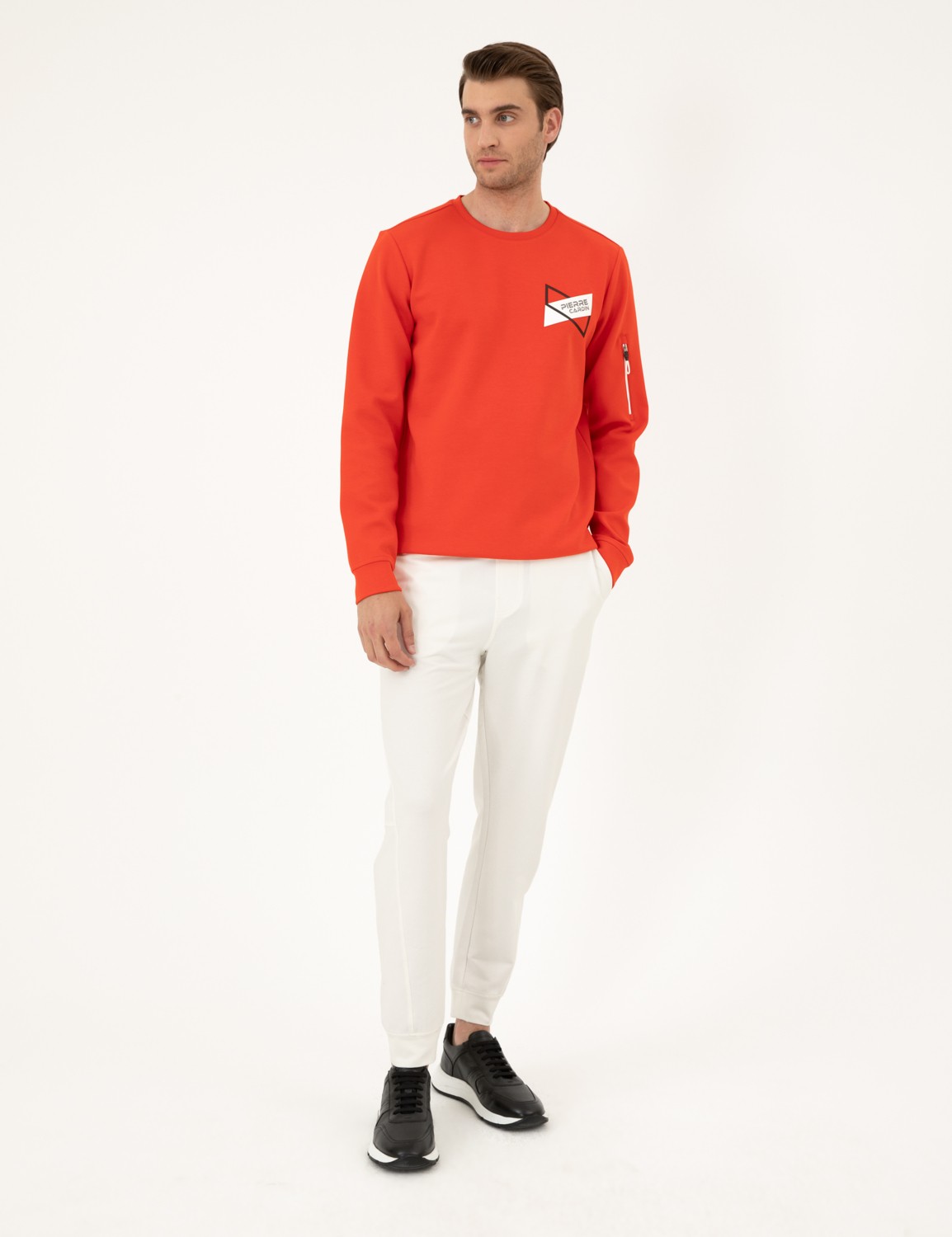 Pierre Cardin Erkek Lacivert Slim Fit Eşofman Altı 50285409-VR033 görsel 3