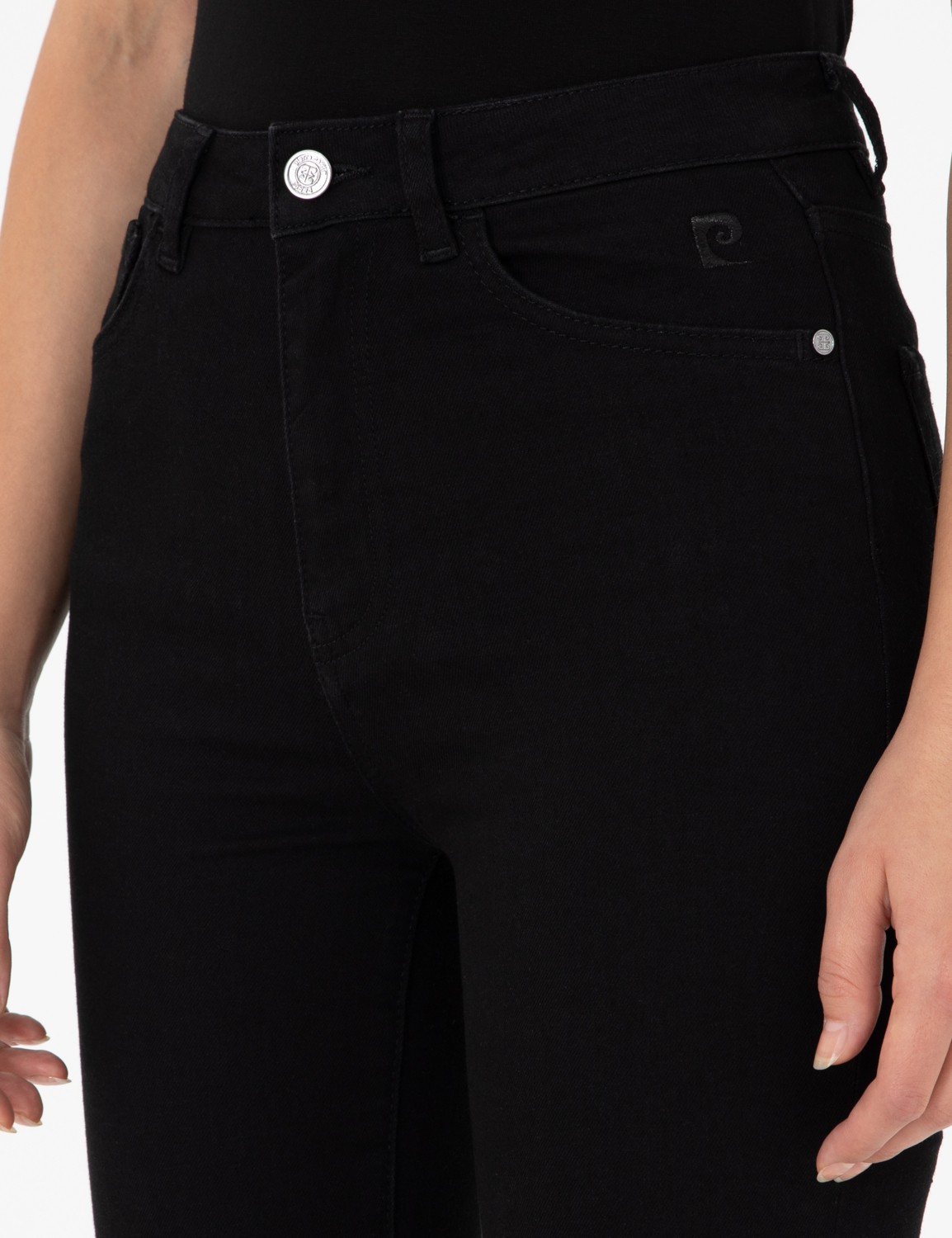 Pierre Cardin Kadın Siyah Skinny Fit Jean Pantolon 50291380-VR046 görsel 5