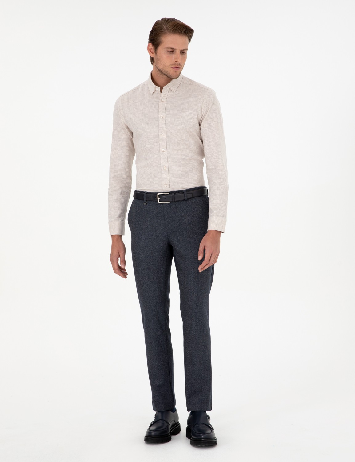 Pierre Cardin Kahverengi Slim Fit Kumaş Pantolon 50292959 VR029