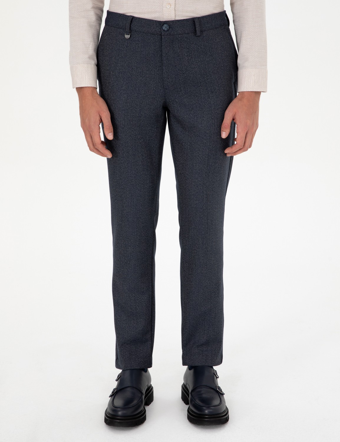 Pierre Cardin Kahverengi Slim Fit Kumaş Pantolon 50292959 VR029 görsel 2