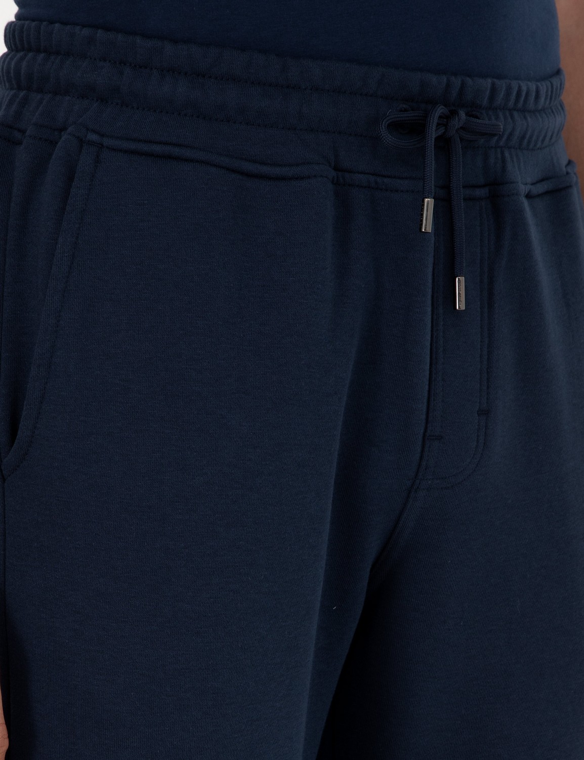 Pierre Cardin Erkek Lacivert Slim Fit 3 İplik Paçası Lastikli Eşofman Altı 50299286-VR033 görsel 5