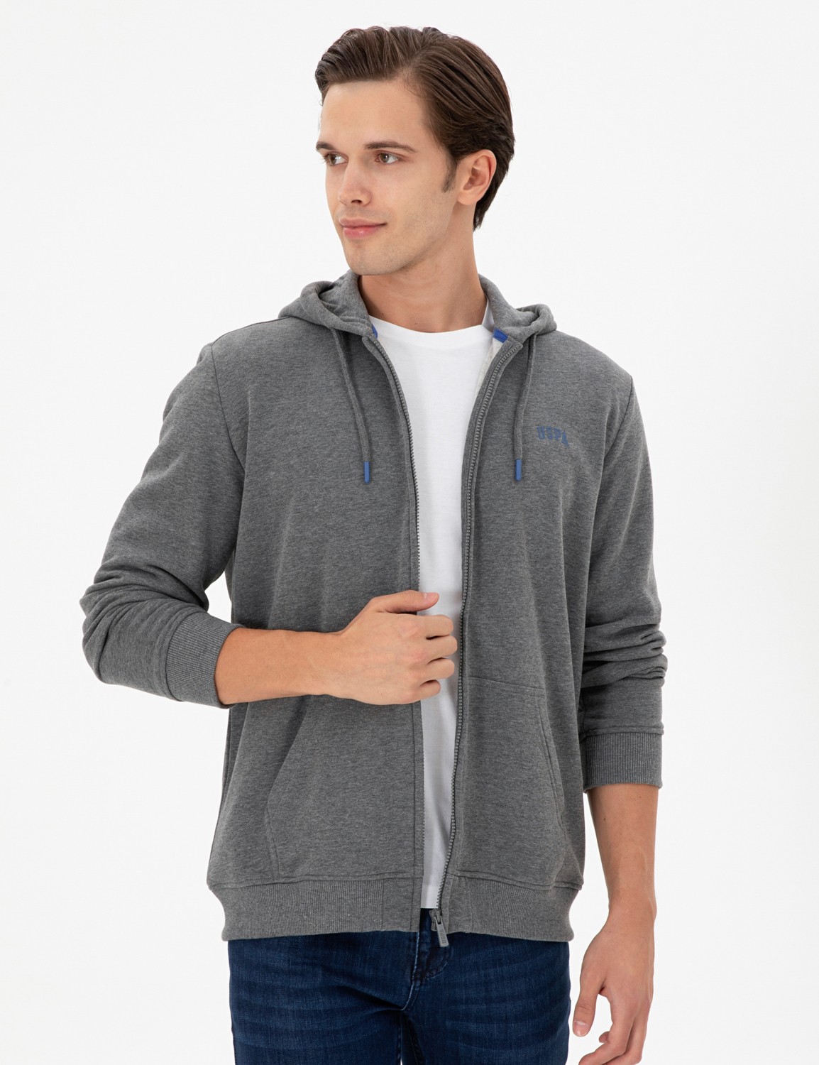U.S. Polo Assn. Erkek Bordo Şardonlu Örme Hırka 50293146-VR014