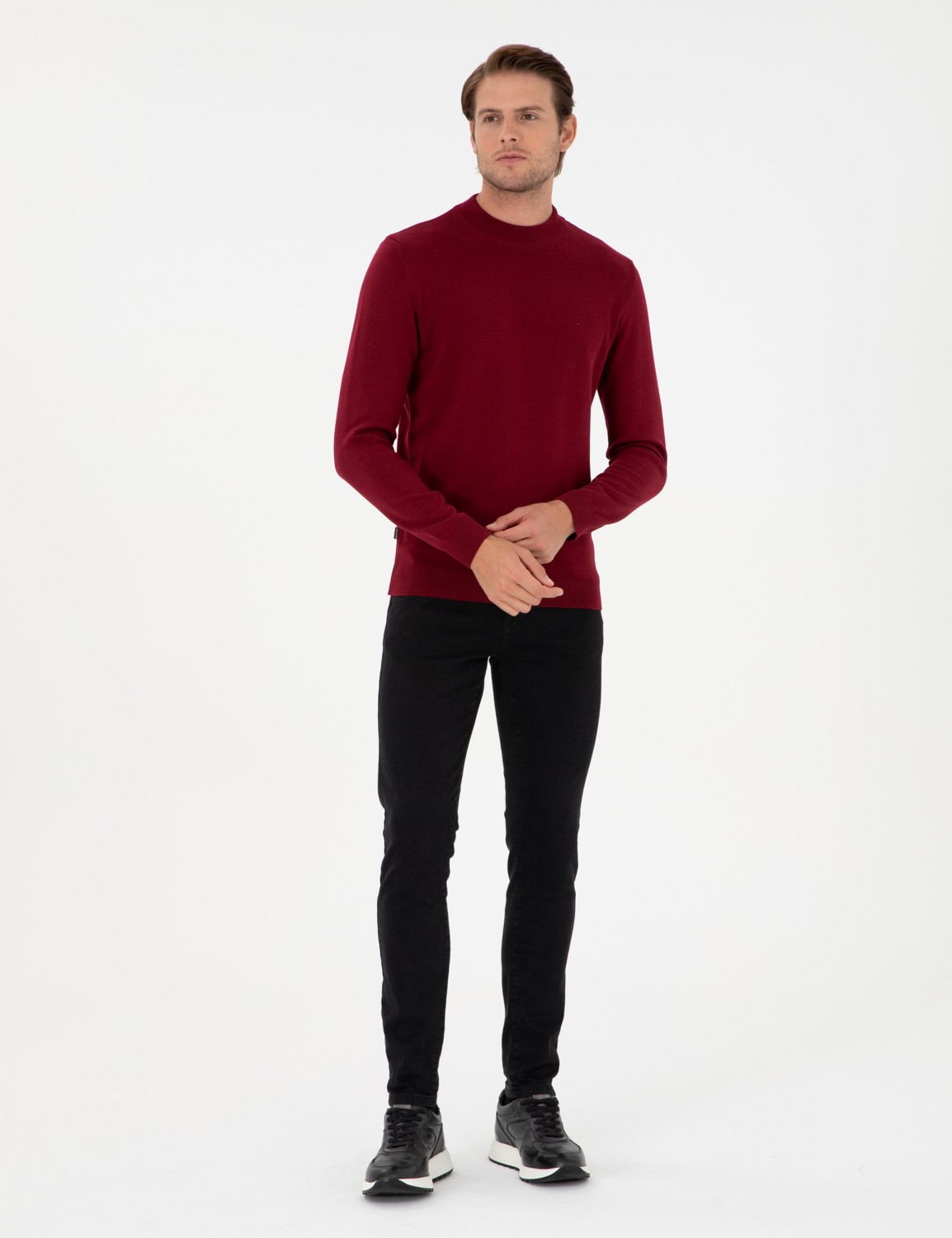 Pierre Cardin Erkek Siyah Slim Fit Jean Pantolon 50299876-VR046