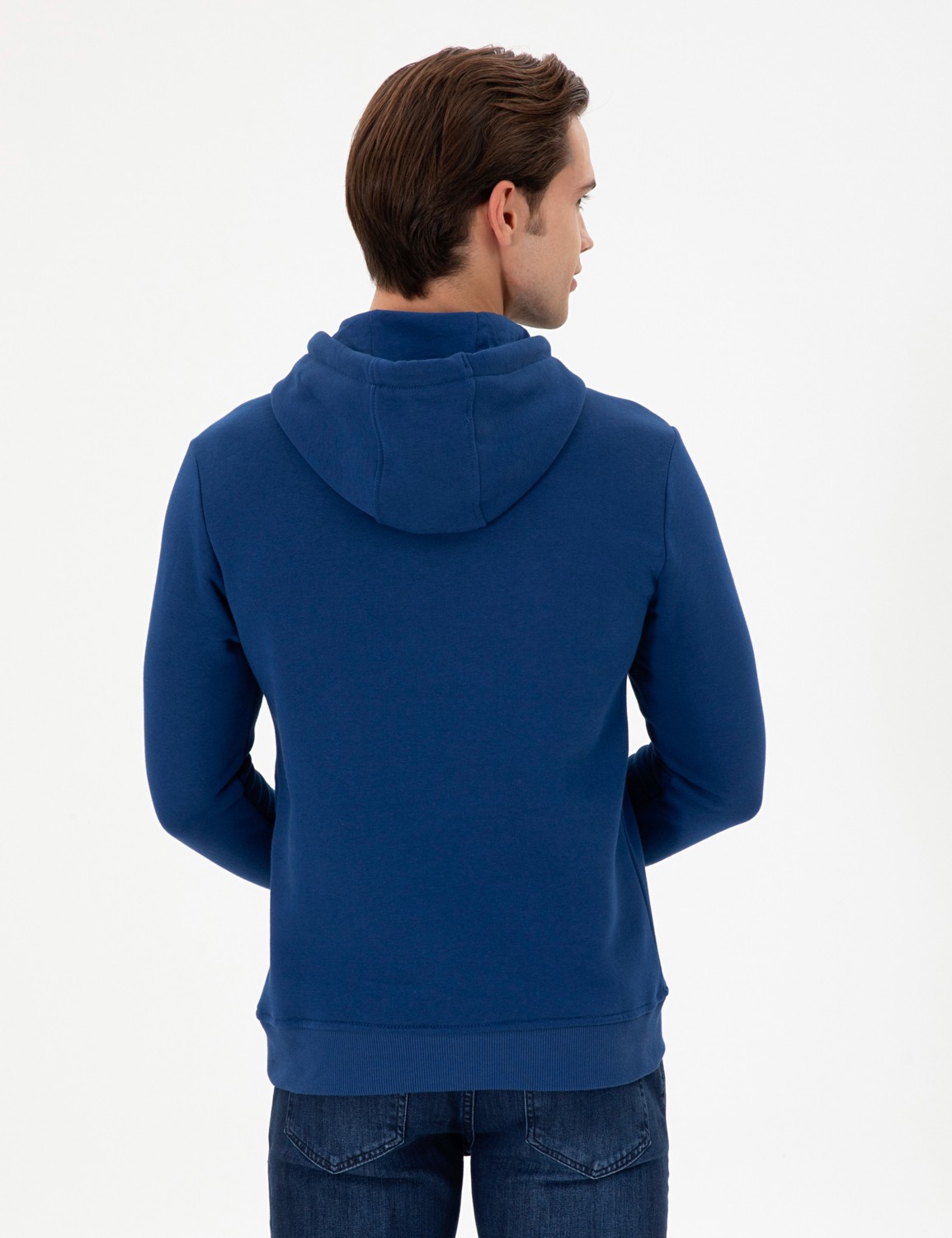 U.S. Polo Assn. Erkek Antrasit Sweatshirt 50293446-VR006 görsel 5