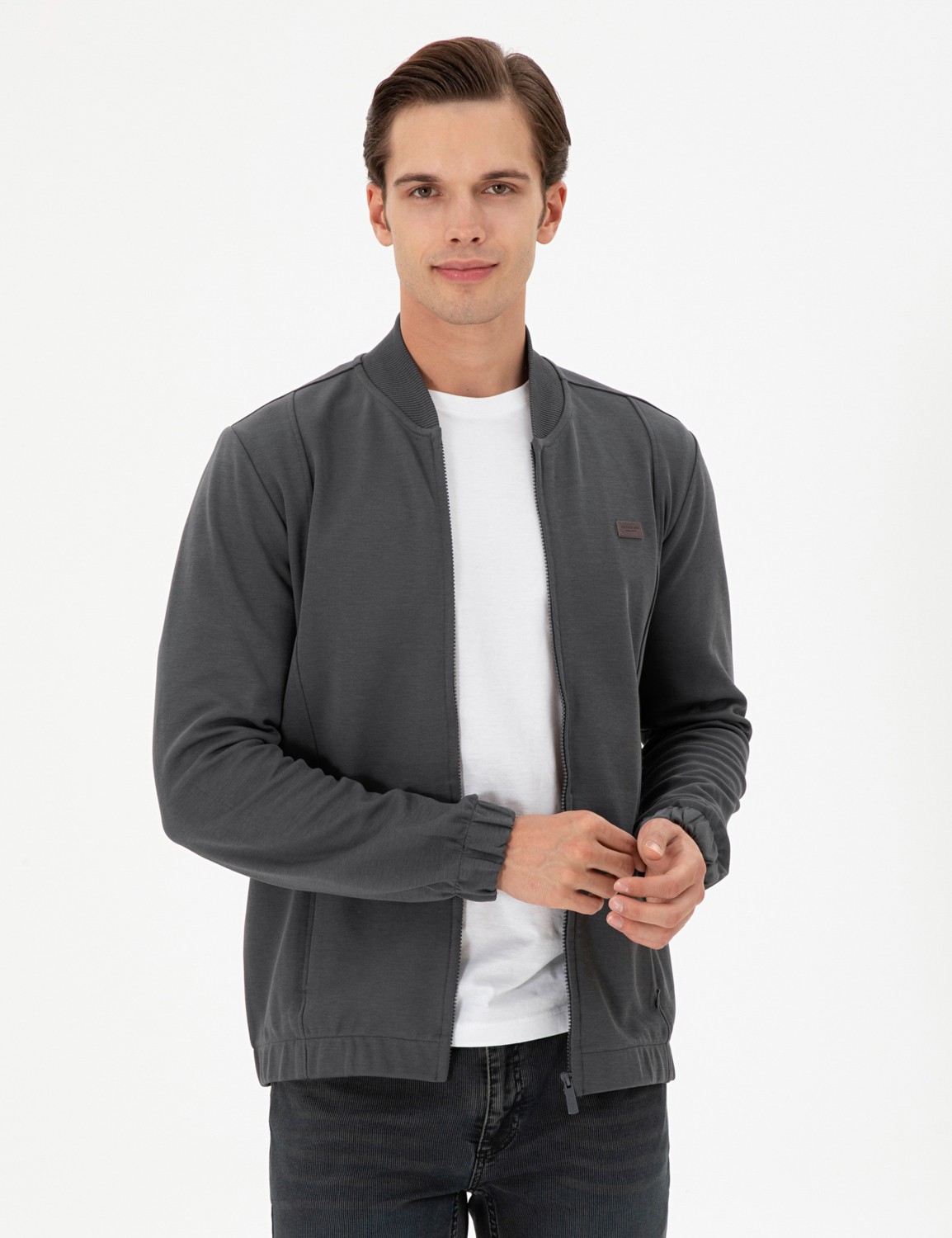 U.S. Polo Assn. Erkek Antrasit Hırka (Örme) 50293386-VR006