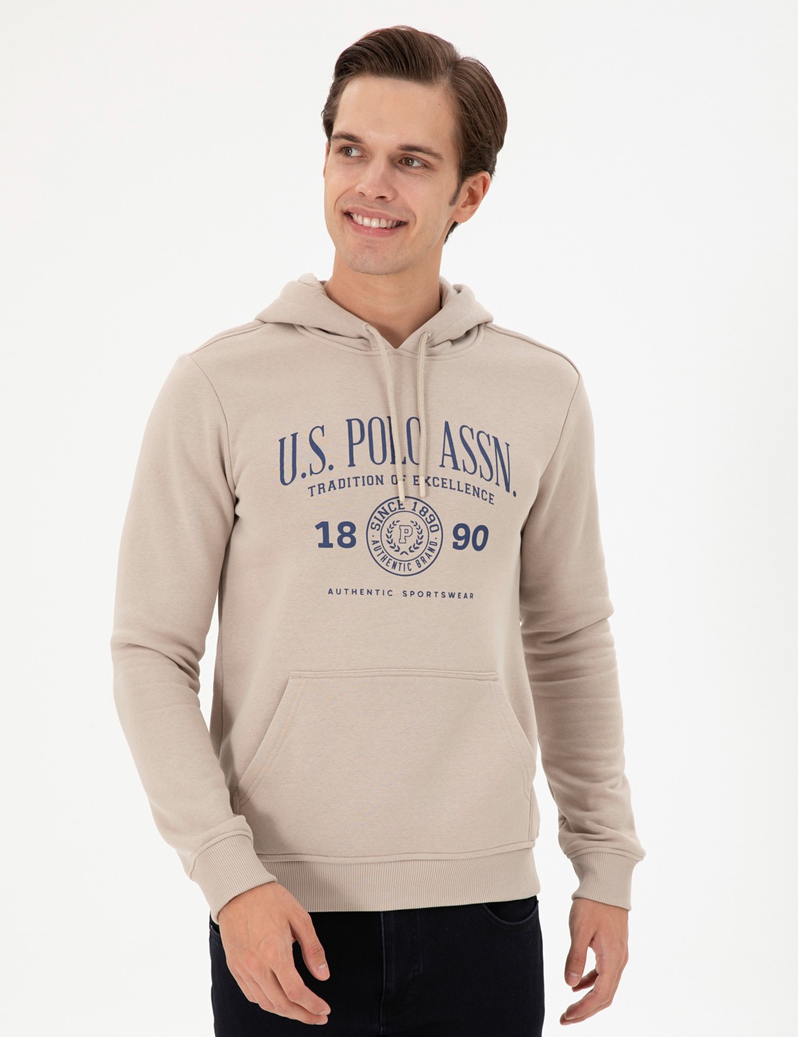 U.S. Polo Assn. Erkek Antrasit Sweatshirt 50293446-VR006 görsel 8
