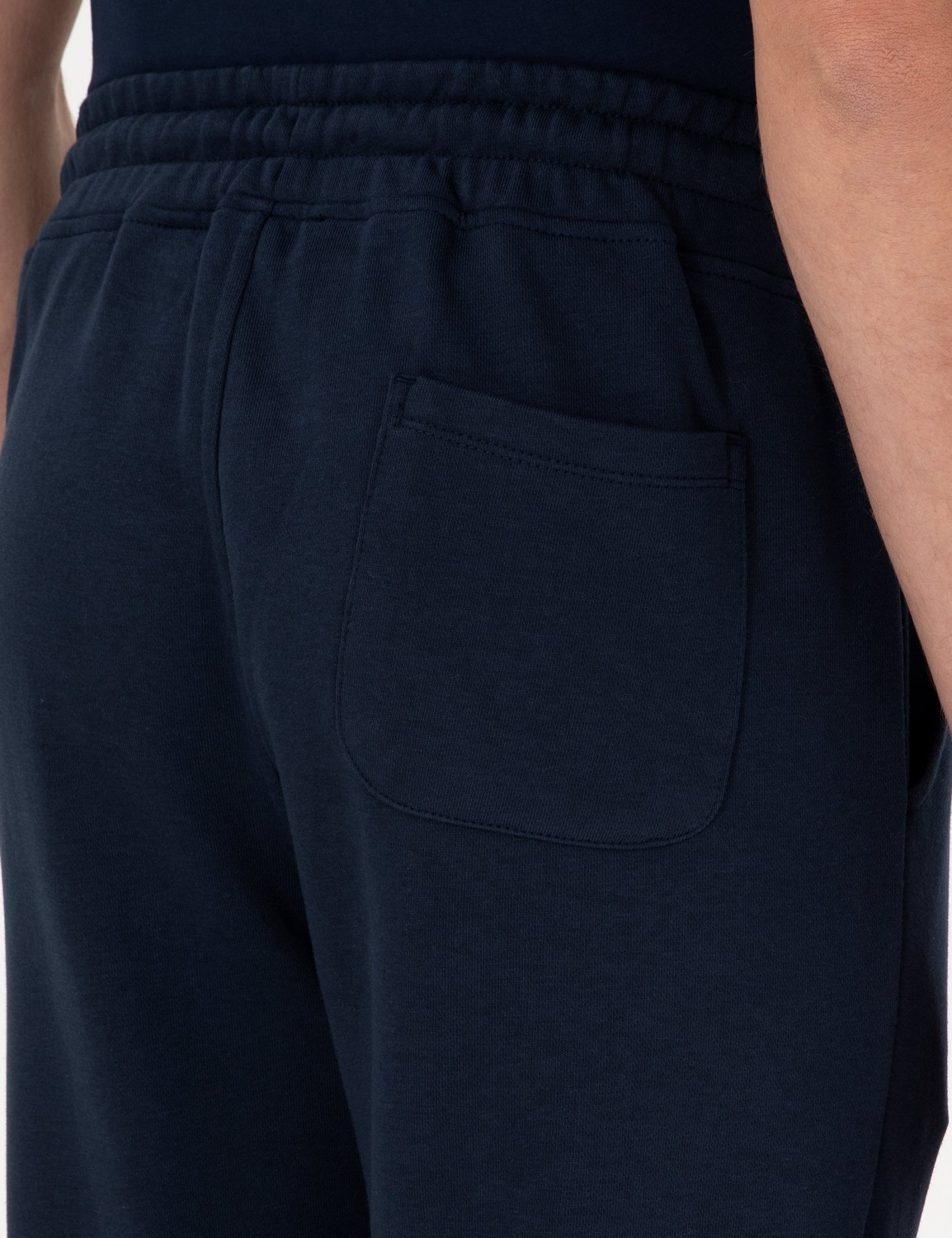 Pierre Cardin Erkek Lacivert Slim Fit 3 İplik Paçası Lastikli Eşofman Altı 50299286-VR033 görsel 6