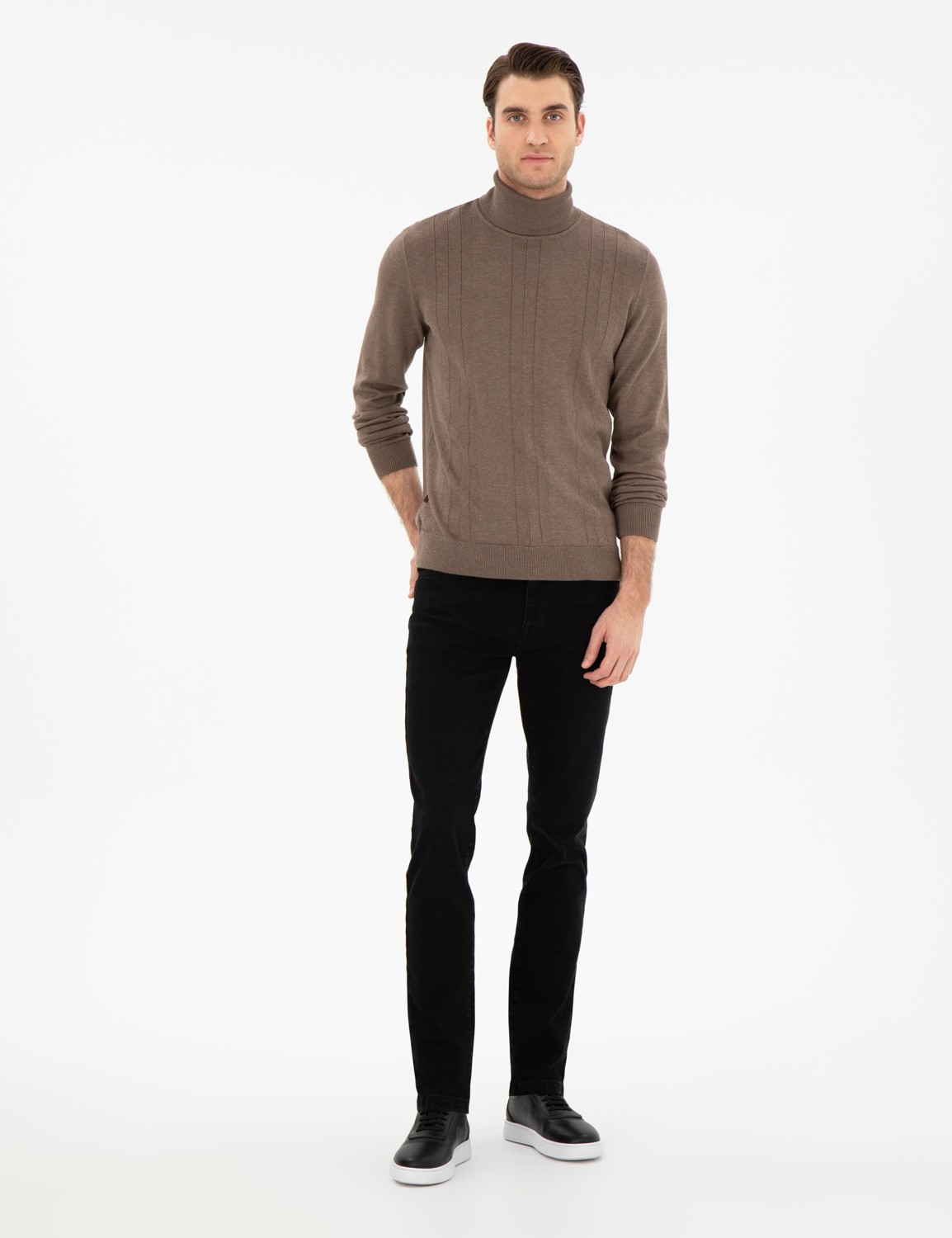 Pierre Cardin Erkek Antrasit Slim Fit Jean Pantolon 50307411-VR006