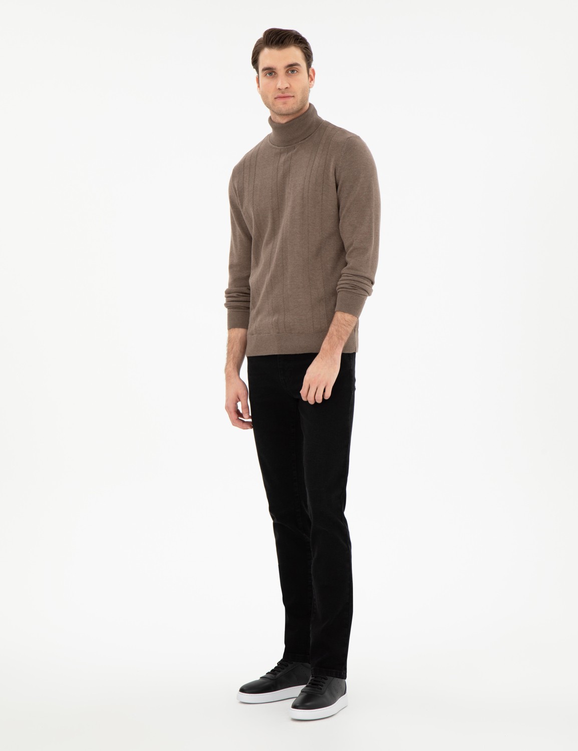 Pierre Cardin Erkek Antrasit Slim Fit Jean Pantolon 50307411-VR006 görsel 3