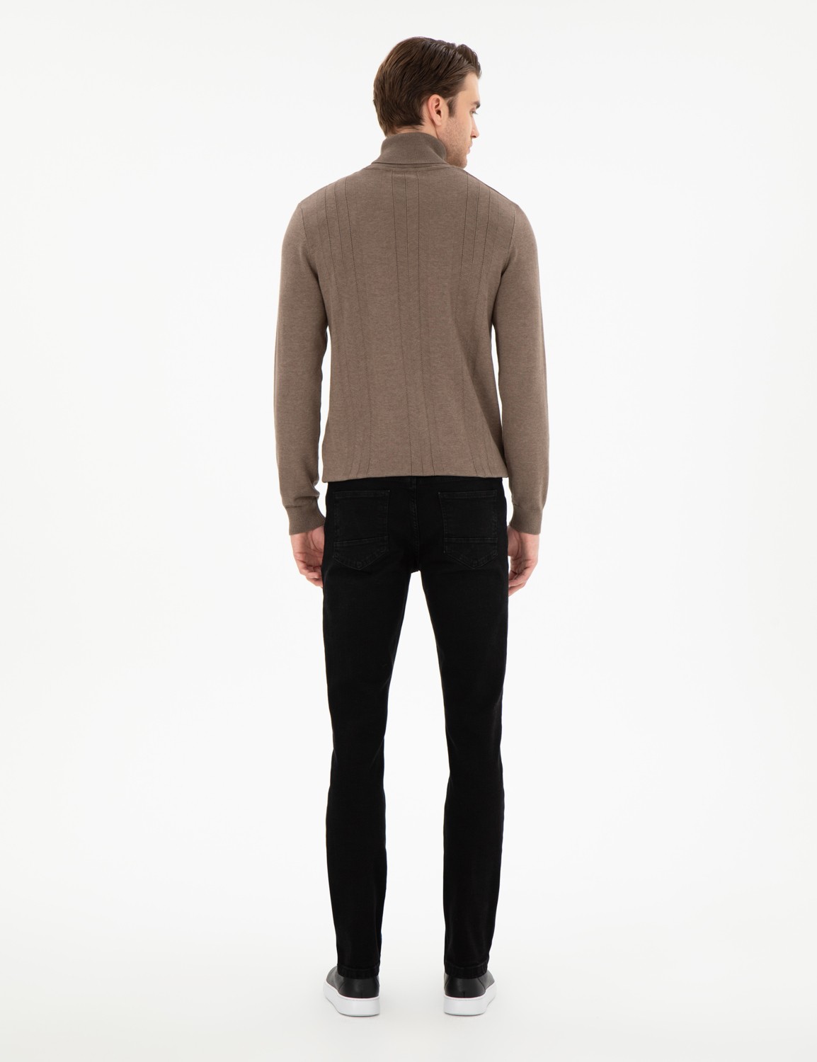 Pierre Cardin Erkek Antrasit Slim Fit Jean Pantolon 50307411-VR006 görsel 4