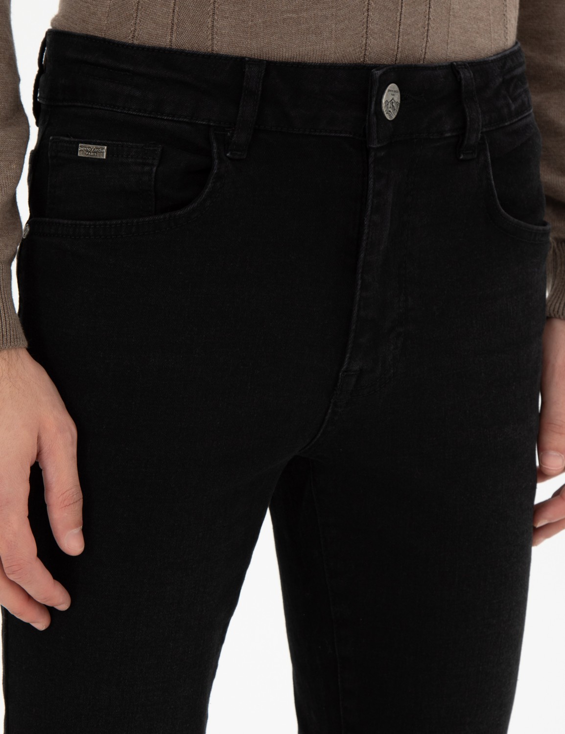 Pierre Cardin Erkek Antrasit Slim Fit Jean Pantolon 50307411-VR006 görsel 5