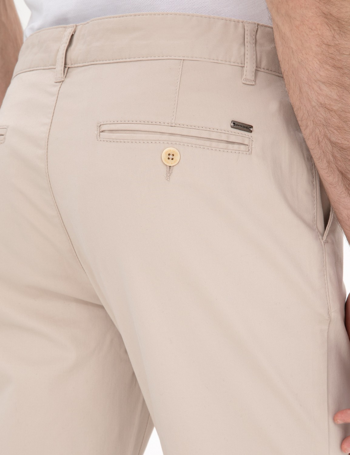 Pierre Cardin Erkek Açık Mavi Slim Fit Yazlık Kanvas Pantolon 50305450-VR003 görsel 6