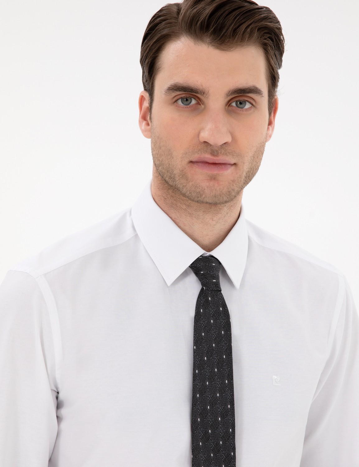 Pierre Cardin Erkek Açık Mavi Slim Fit Uzun Kollu Basic Gömlek 50307297-VR003 görsel 2