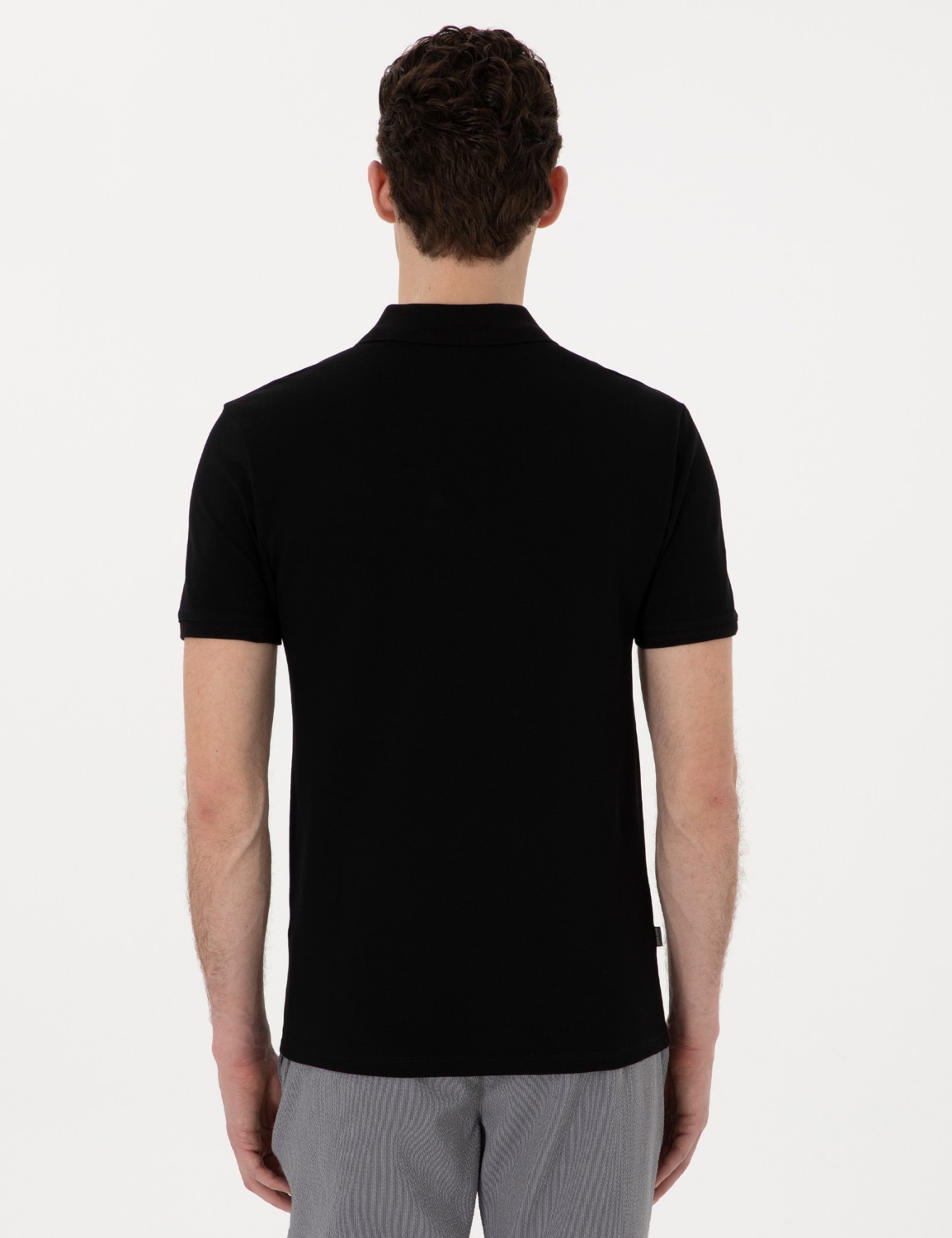 Pierre Cardin Erkek Lacivert Slim Fit Tişört 50310154-VR033 görsel 5