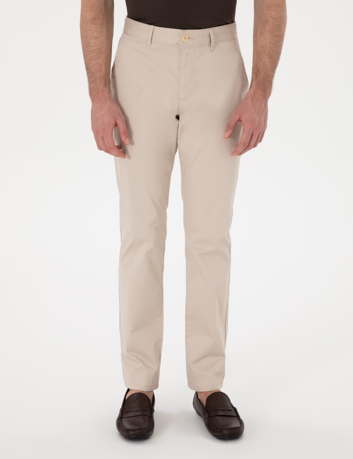 Pierre Cardin Erkek Lacivert Regular Fit Basic Kanvas Pantolon 50305473-VR033 görsel 2
