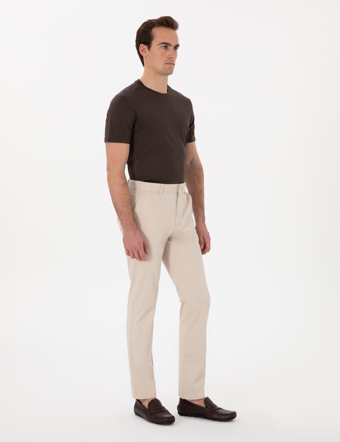 Pierre Cardin Erkek Lacivert Regular Fit Basic Kanvas Pantolon 50305473-VR033 görsel 3