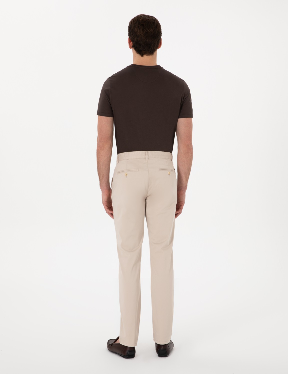 Pierre Cardin Erkek Lacivert Regular Fit Basic Kanvas Pantolon 50305473-VR033 görsel 4