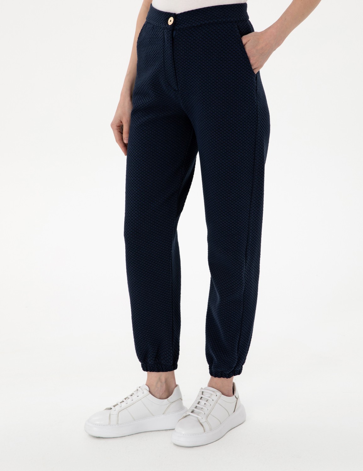 Pierre Cardin Kadın Lacivert Jogger Fit Eşofman Altı 50297842-VR033 görsel 2