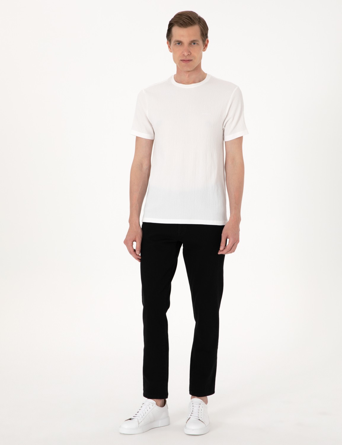 Pierre Cardin Erkek Siyah Straight Fit Jean Pantolon 50308941-VR046
