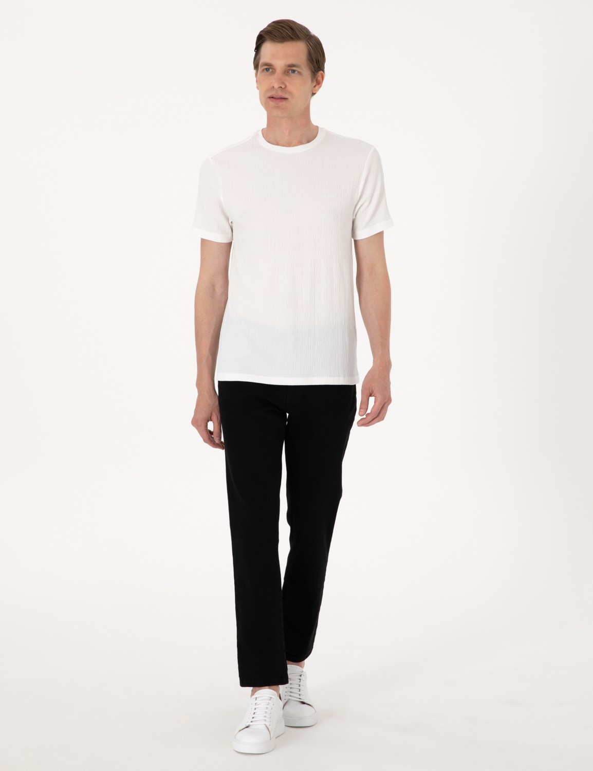 Pierre Cardin Erkek Siyah Straight Fit Jean Pantolon 50308941-VR046 görsel 3