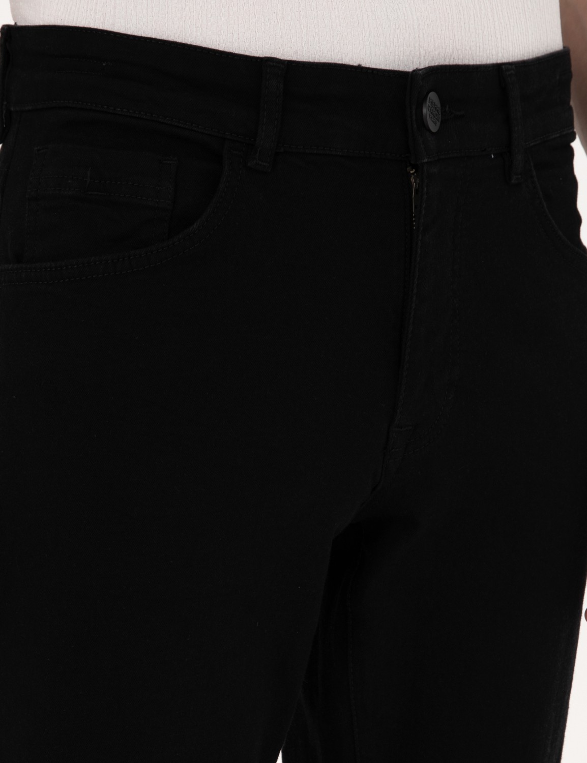 Pierre Cardin Erkek Siyah Straight Fit Jean Pantolon 50308941-VR046 görsel 5