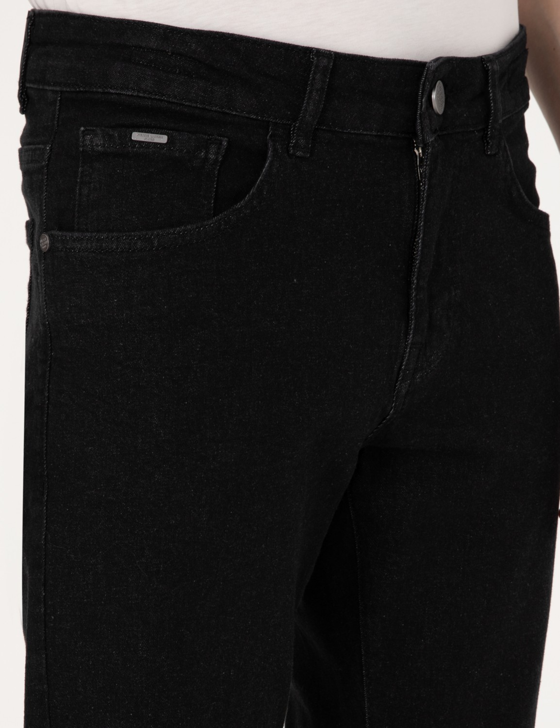 Pierre Cardin Erkek Siyah Slim Fit Jean Pantolon 50308928-VR046 görsel 5