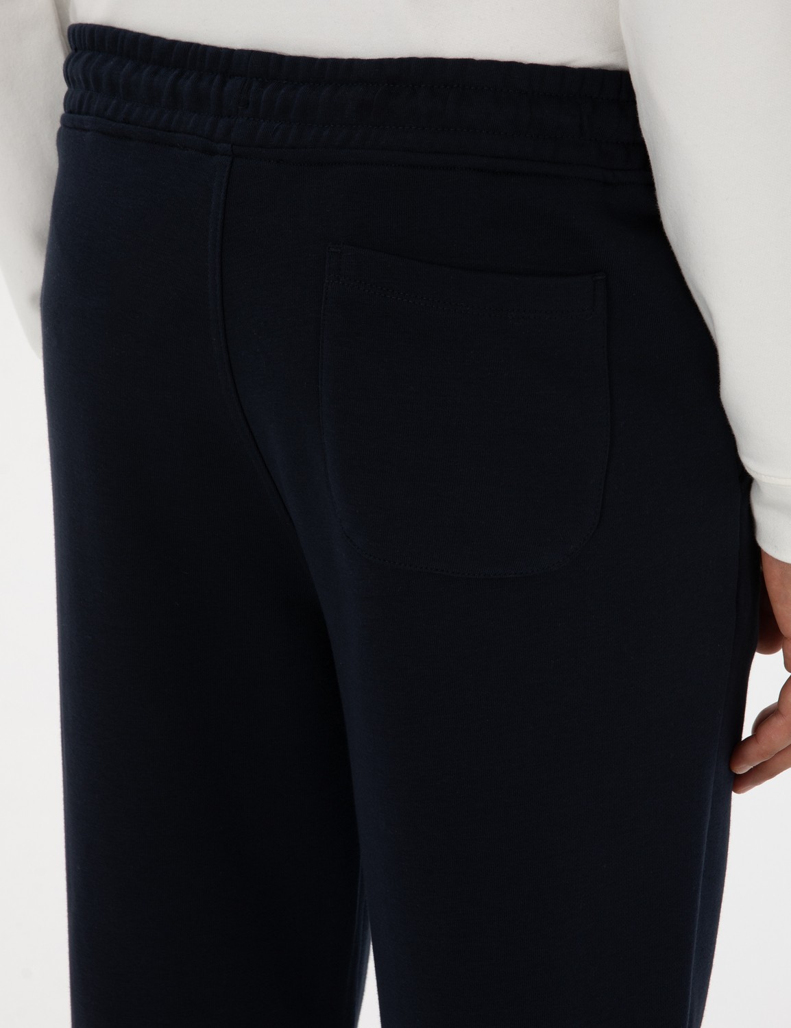 Pierre Cardin Erkek Siyah Slim Fit 3 Iplik Düz Paça Eşofman Altı 50317670-VR046 görsel 6