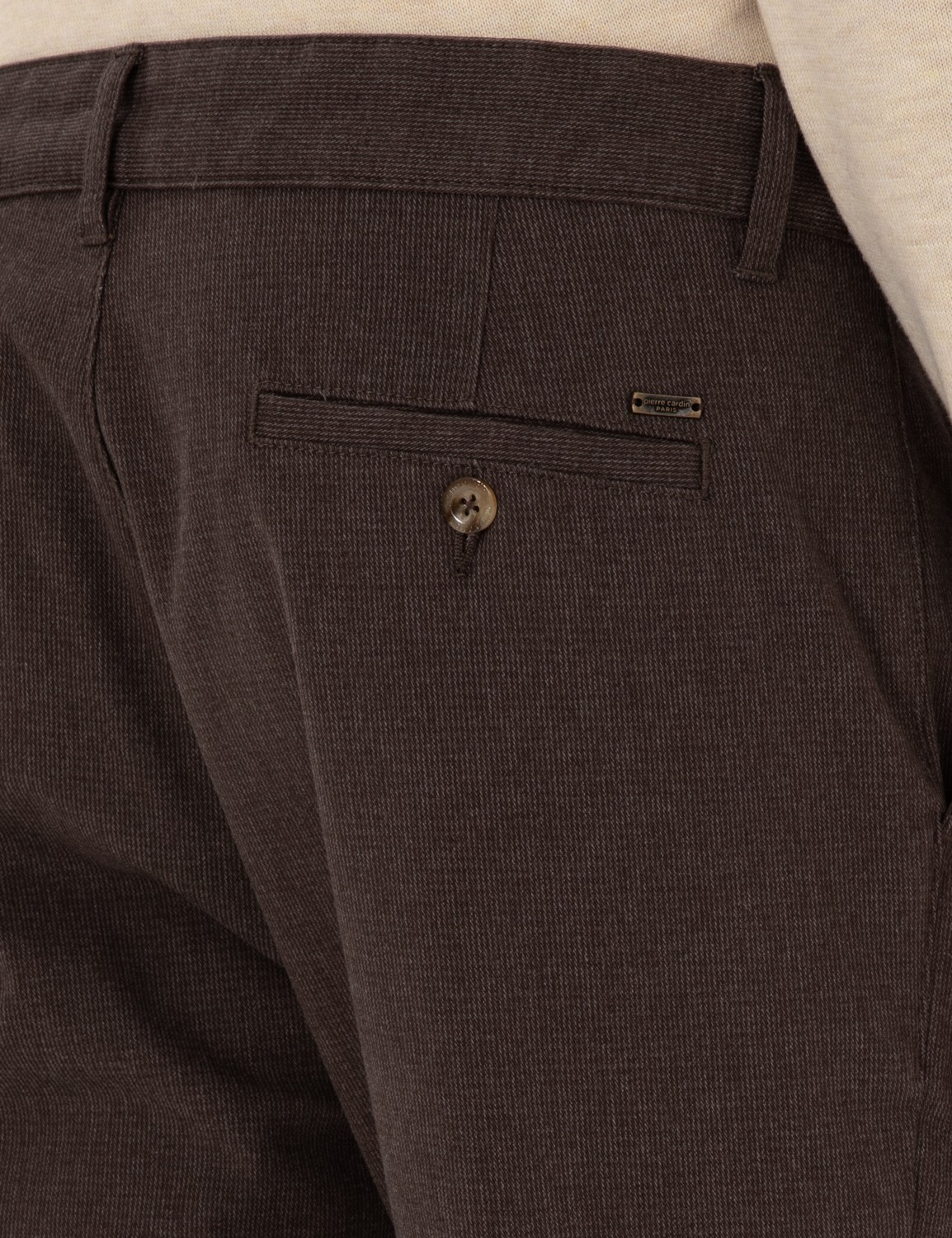 Pierre Cardin Erkek Siyah Slim Fit Kanvas Pantolon 50317228-VR046 görsel 6
