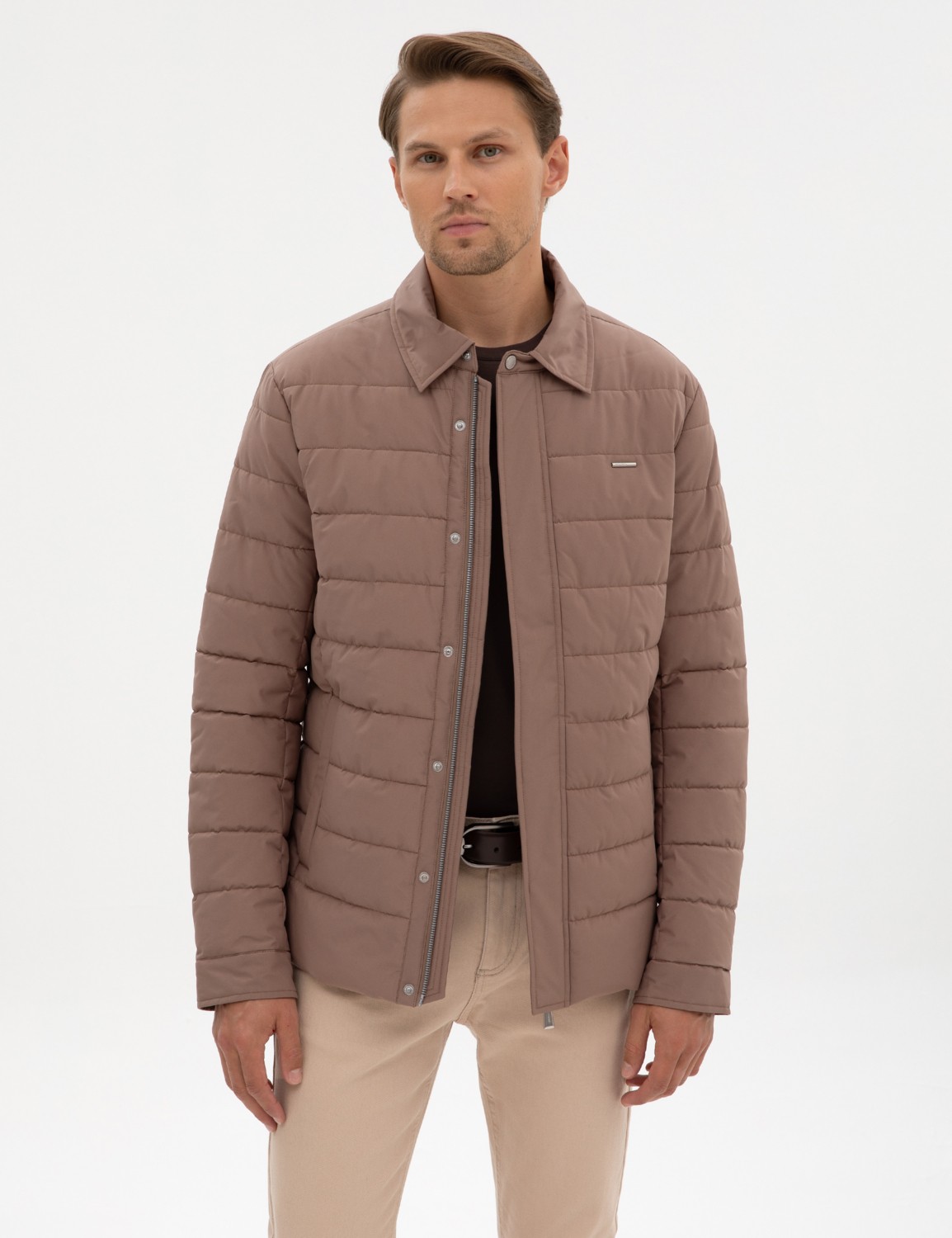 Pierre Cardin Erkek Lacivert Gömlek Yaka Mont 50313938-VR033 görsel 8