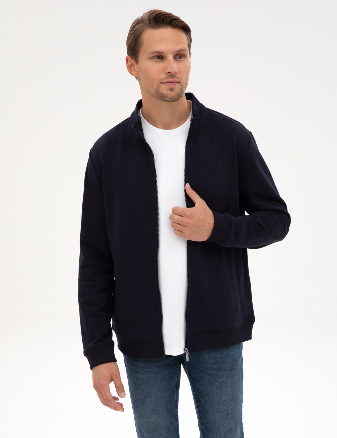 Pierre Cardin Erkek Siyah Regular Fit Örme Hırka 50317668-VR046 görsel 3