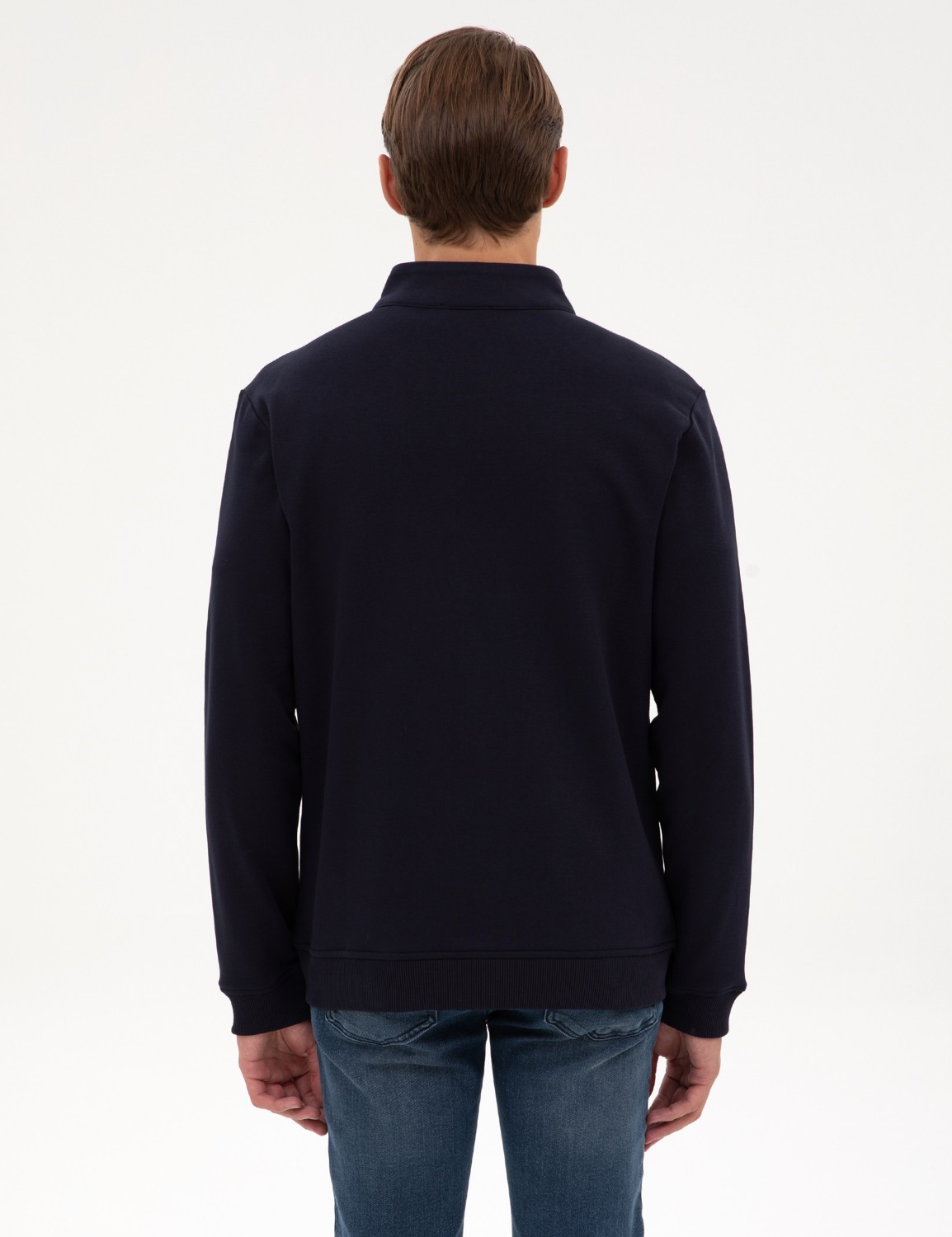 Pierre Cardin Erkek Siyah Regular Fit Örme Hırka 50317668-VR046 görsel 5