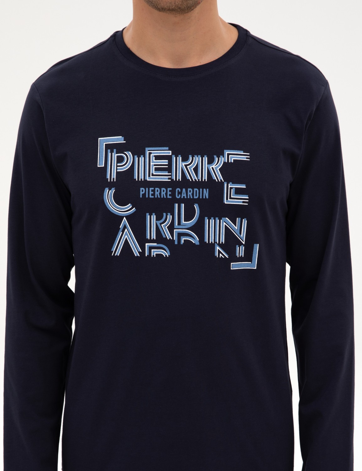 Pierre Cardin Erkek Lacivert Pijama Takımı 50322652-200 görsel 6