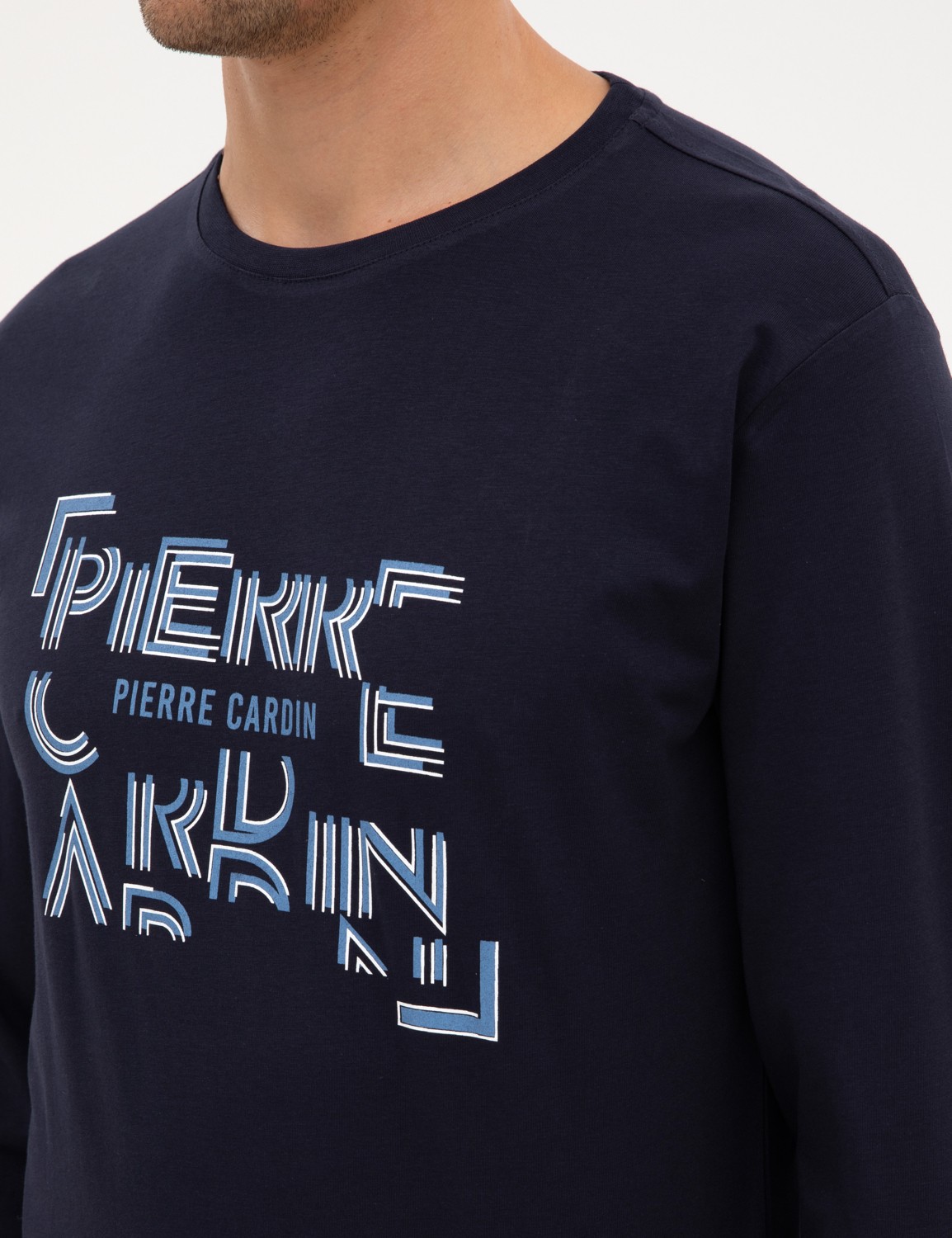 Pierre Cardin Erkek Lacivert Pijama Takımı 50322652-200 görsel 7