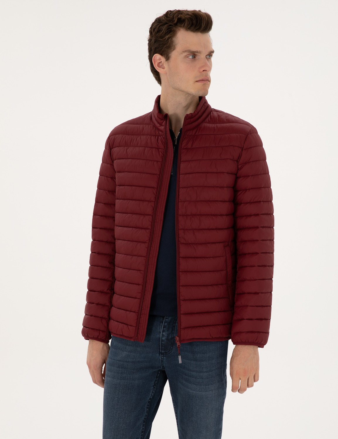 Pierre Cardin Erkek Koyu Yeşil Mont 50313921-VR079 görsel 3