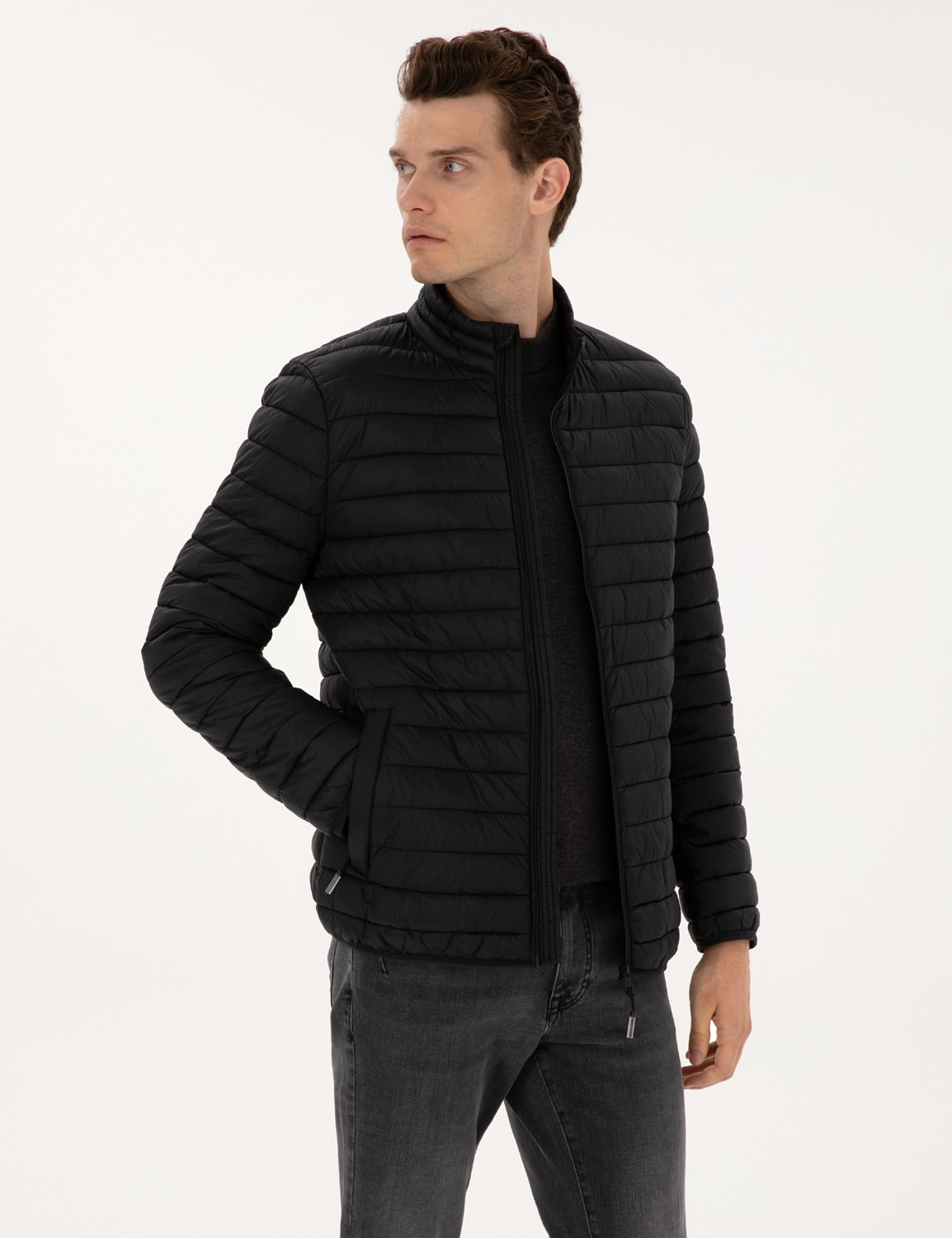 Pierre Cardin Erkek Koyu Yeşil Mont 50313921-VR079