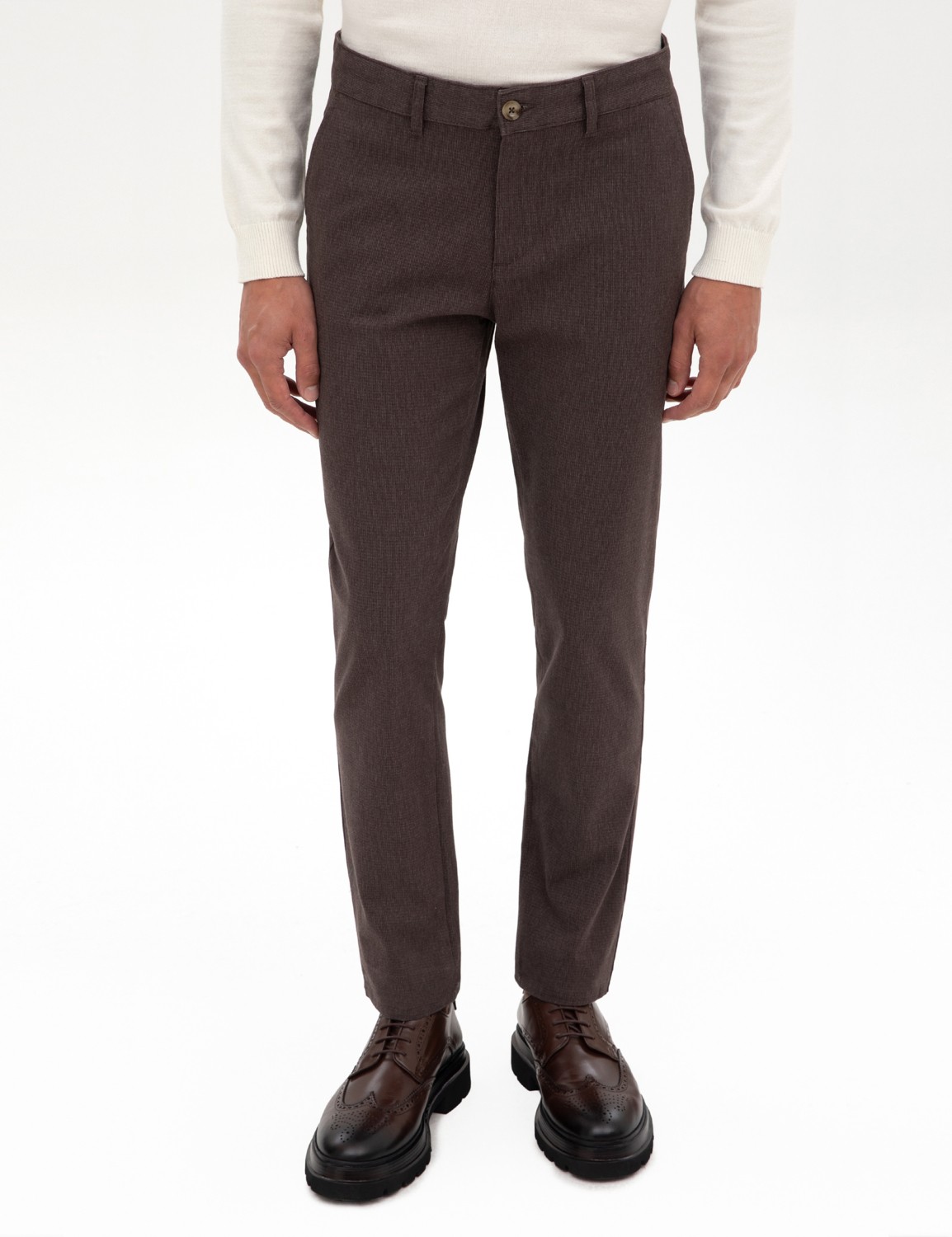 Pierre Cardin Erkek Siyah Slim Fit Kanvas Pantolon 50317228-VR046 görsel 8