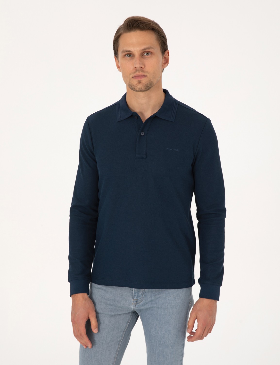 Pierre Cardin Erkek Siyah Slim Fit Sweatshirt 50311678-VR046