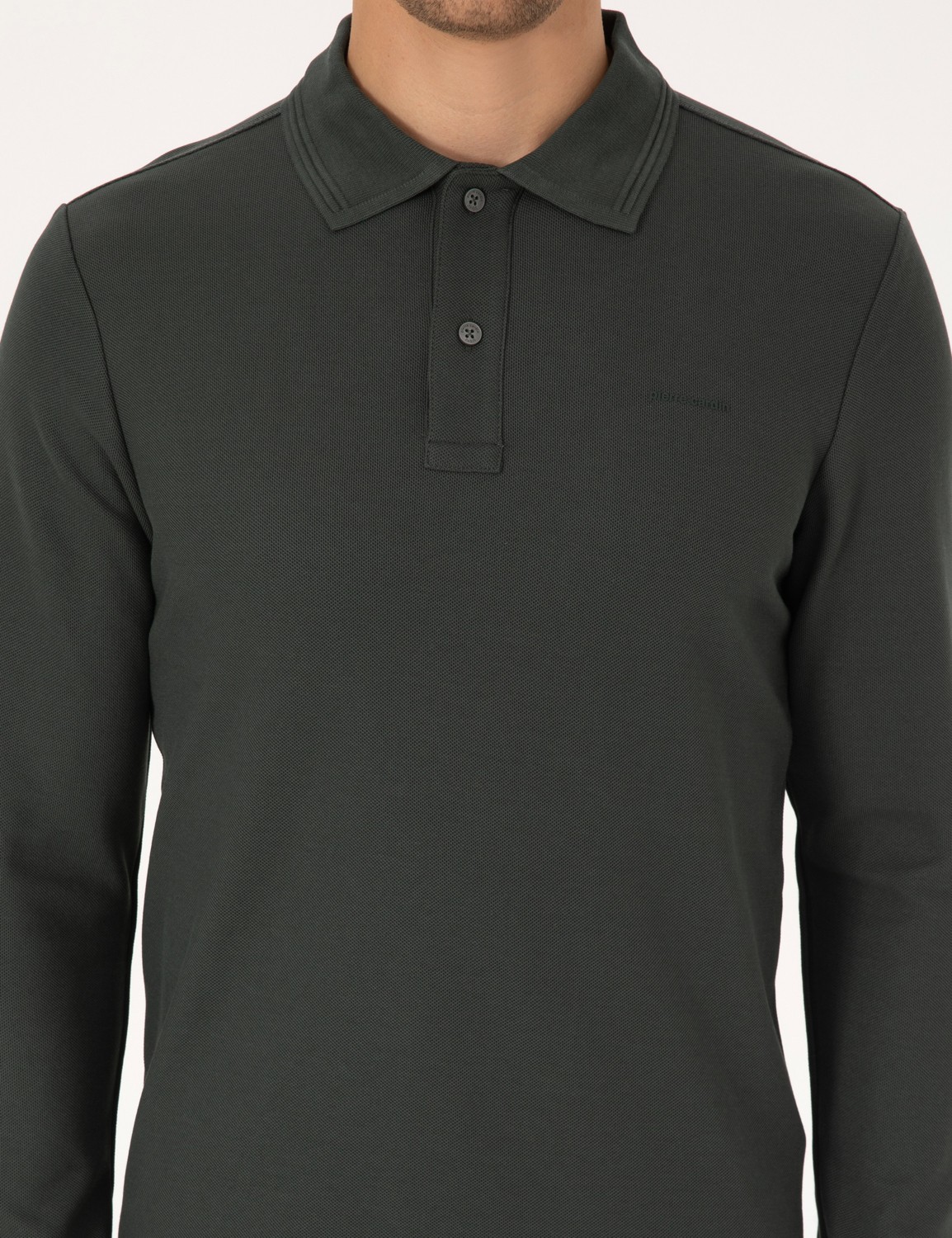 Pierre Cardin Erkek Siyah Slim Fit Sweatshirt 50311678-VR046 görsel 6