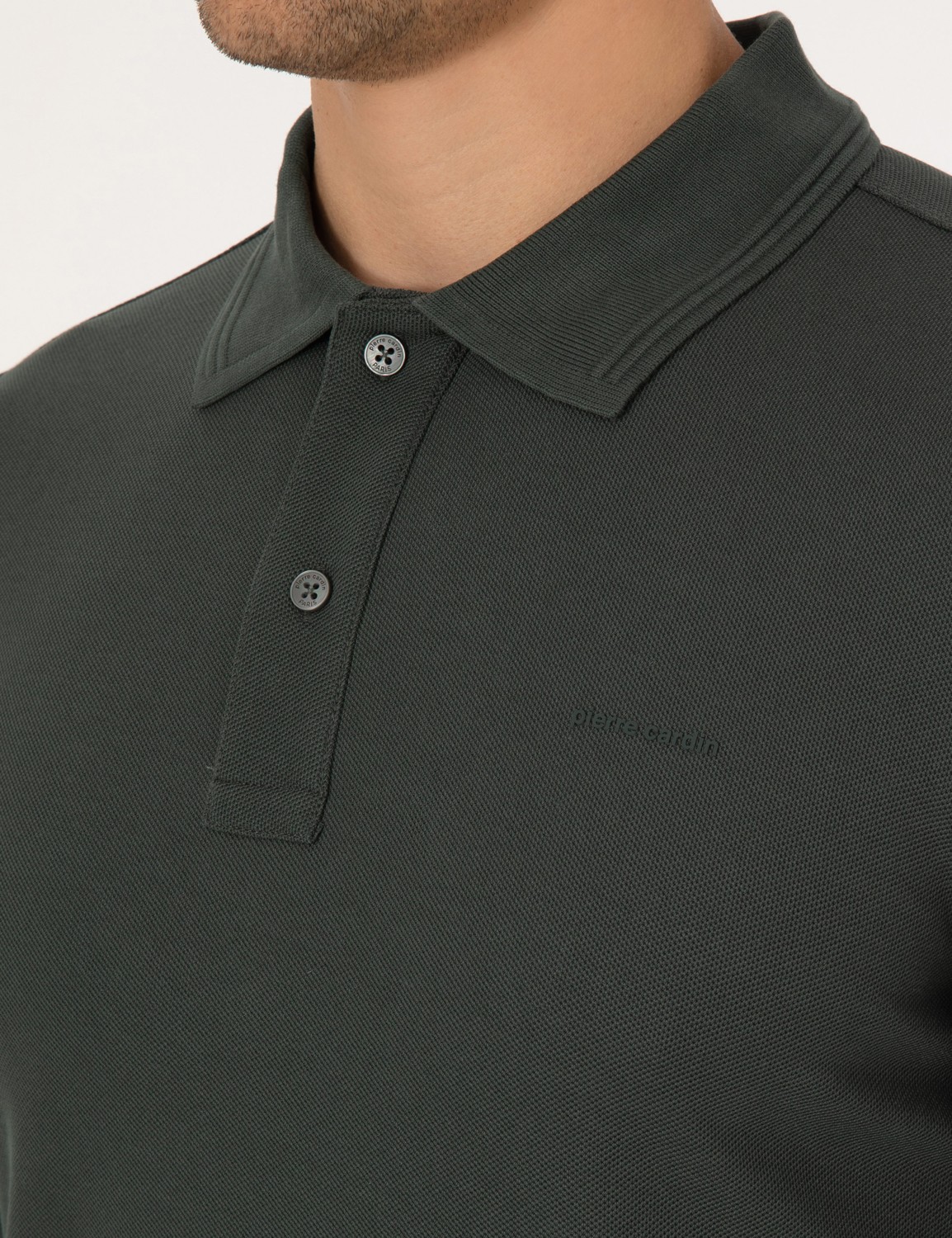 Pierre Cardin Erkek Siyah Slim Fit Sweatshirt 50311678-VR046 görsel 7