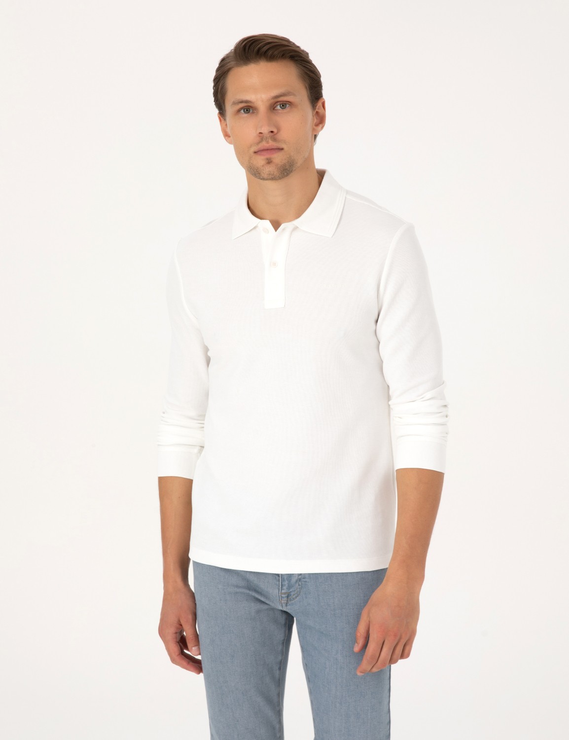 Pierre Cardin Erkek Siyah Slim Fit Sweatshirt 50311678-VR046
